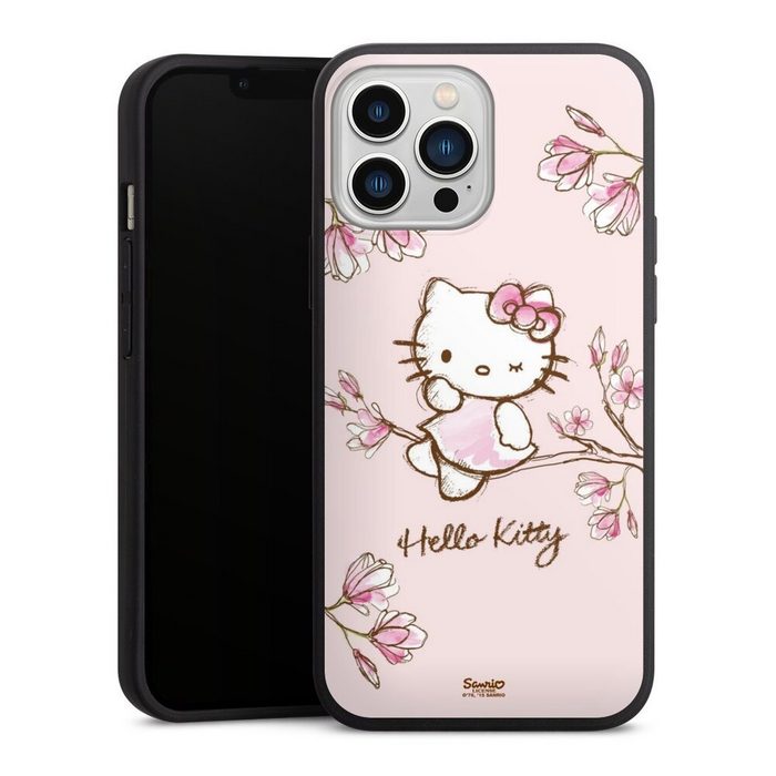 DeinDesign Handyhülle Hello Kitty Fanartikel Hanami Hello Kitty - Magnolia Apple iPhone 13 Pro Max Silikon Hülle Premium Case Handy Schutzhülle