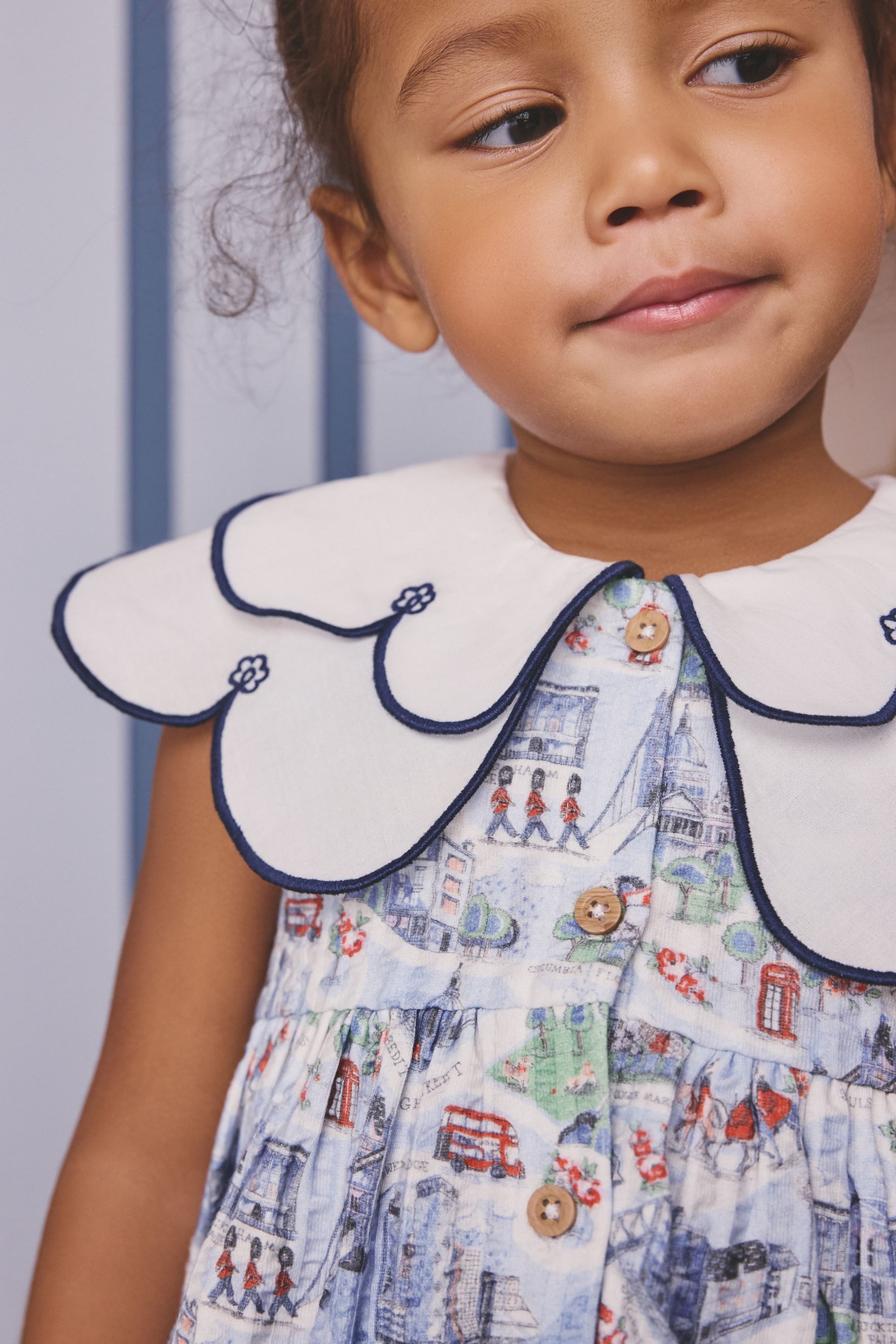 Next Jerseykleid Kleid mit Kragen (1-tlg)