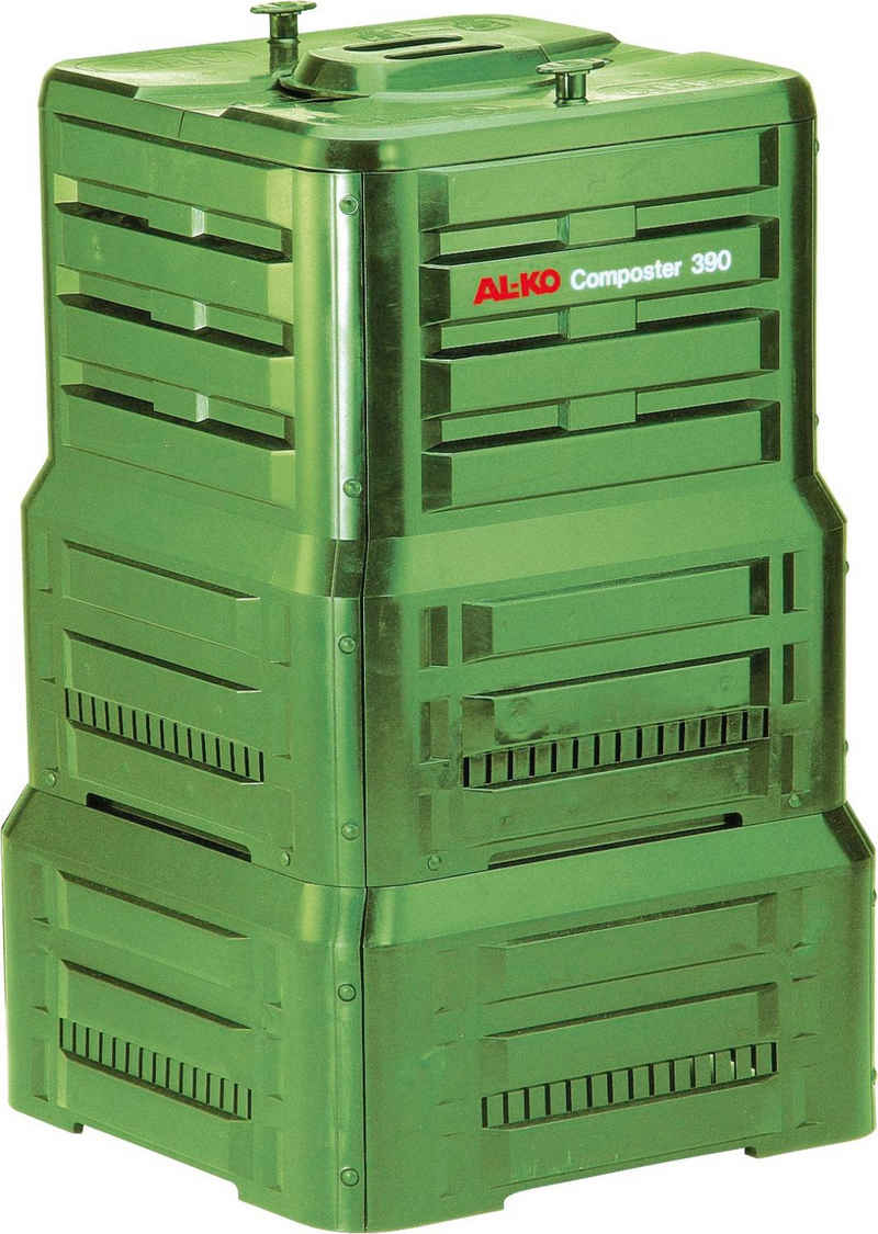 AL-KO Thermokomposter Komposter K 390, BxTxH: 66x66x110 cm, 390 l, aus Recyclingmaterial
