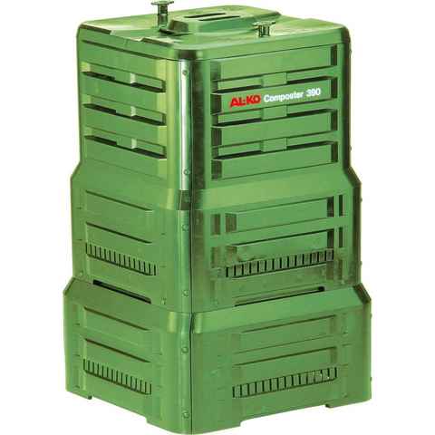AL-KO Thermokomposter Komposter K 390, BxTxH: 66x66x110 cm, 390 l, aus Recyclingmaterial