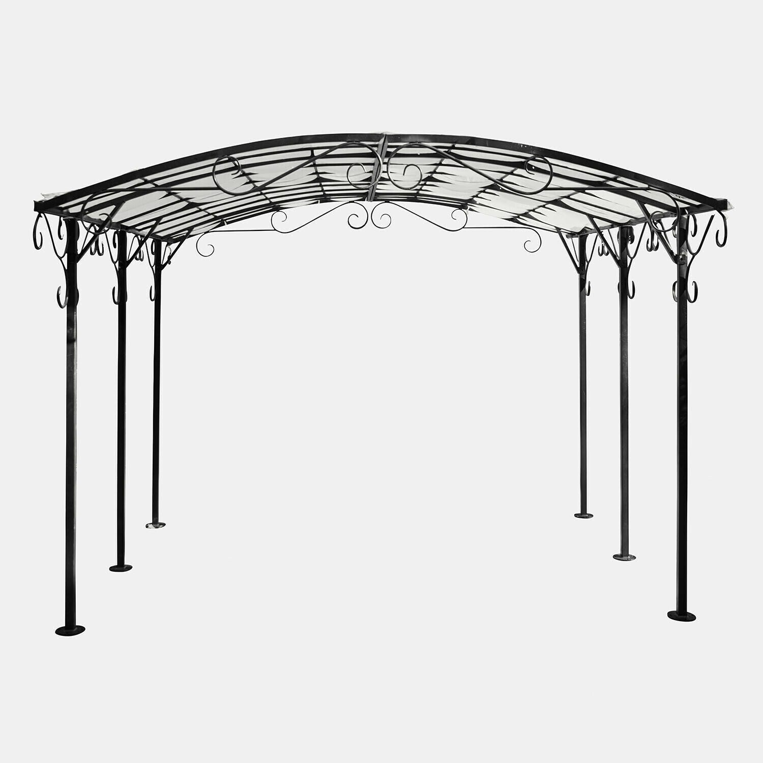 Mirabeau Sonnenschirm Pergola Delbridge antikschwarz/weiß