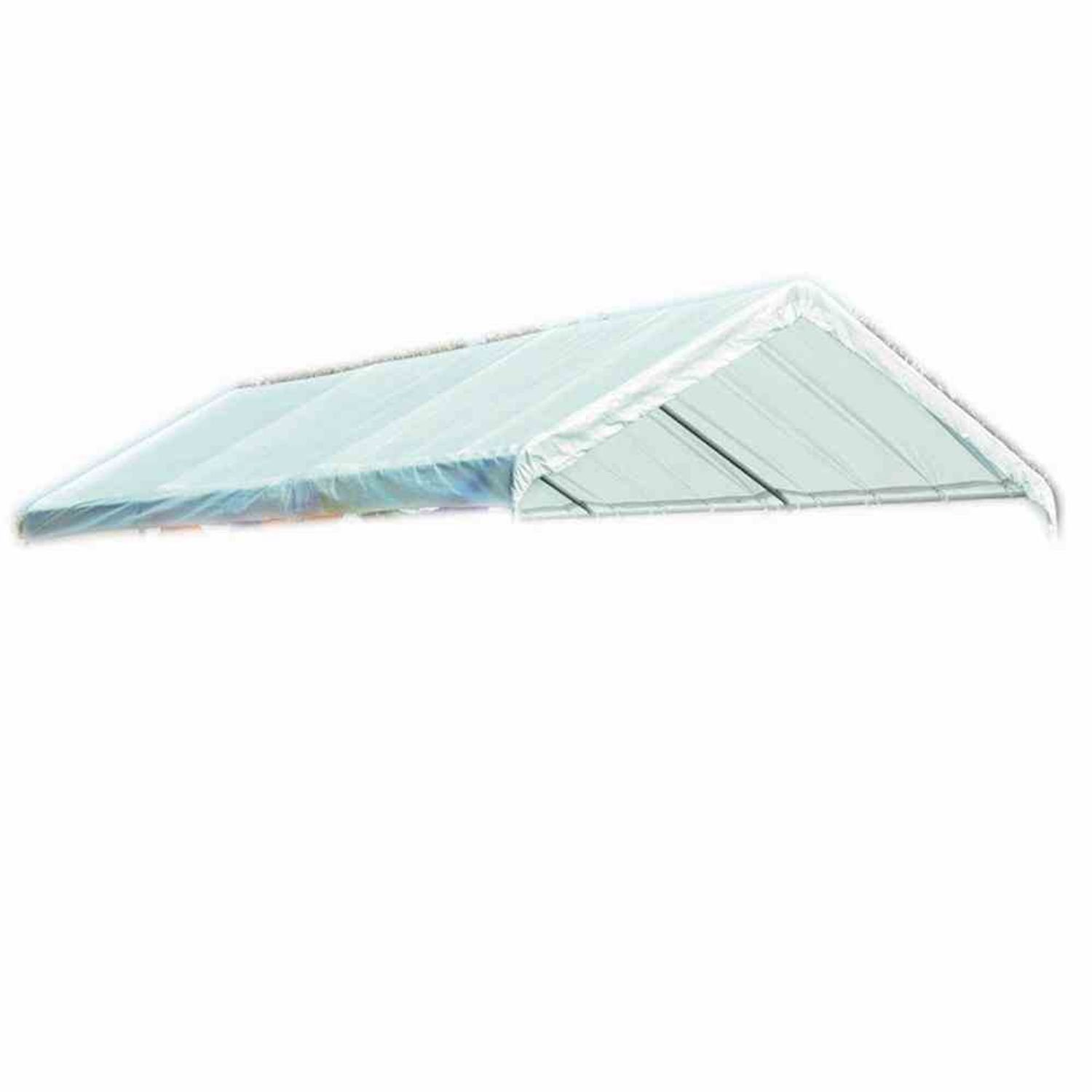 Siena Garden Pavillon Dach weiß zu Autopavillon 3x6 Meter, PE-Gewebe weiß, Bezug aus Polyeth