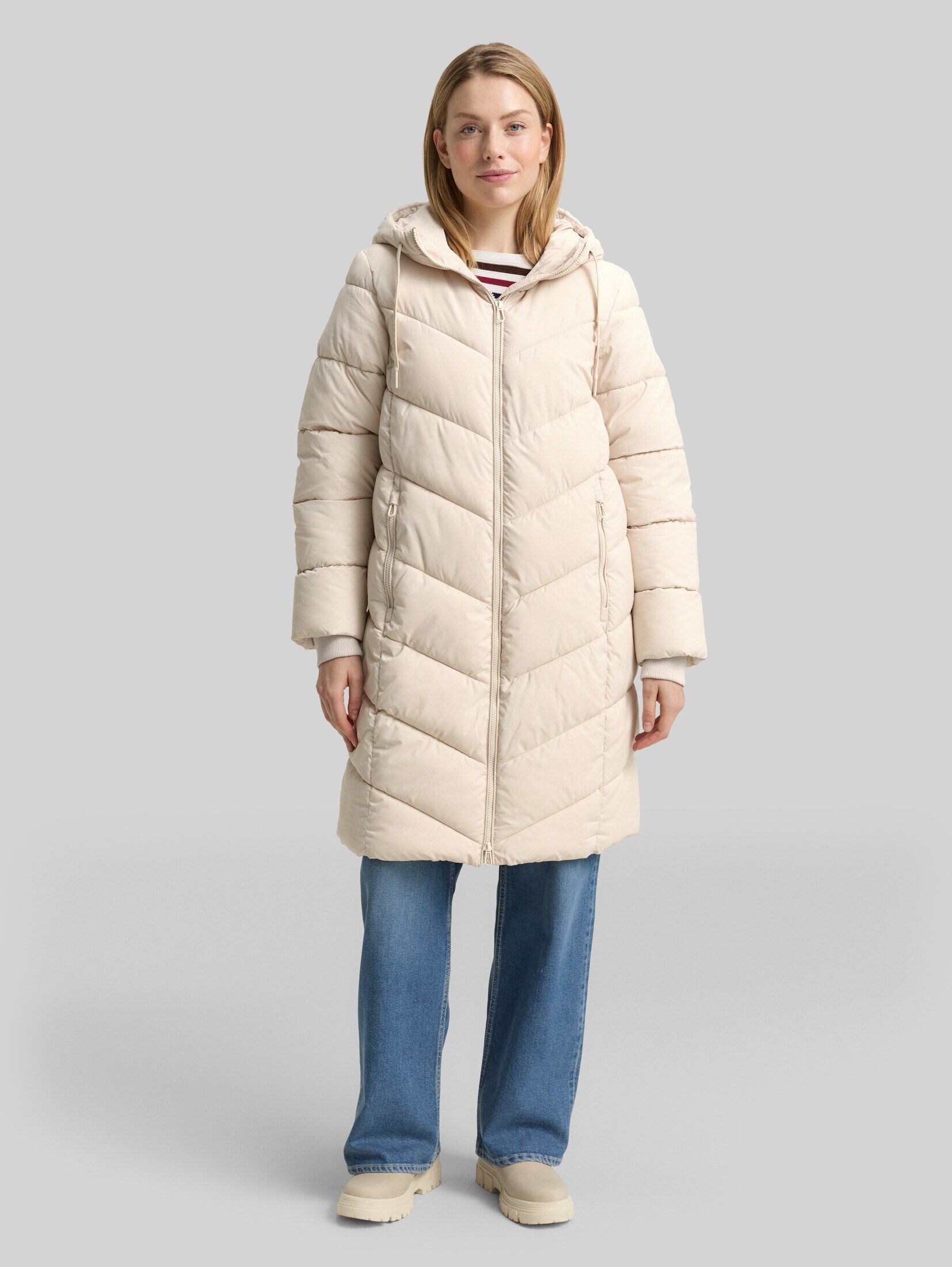 TOM TAILOR Steppmantel Jacken Puffer-Mantel mit Kapuze