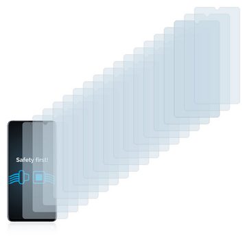 Savvies Schutzfolie für Huawei Mate 20 X (5G), Displayschutzfolie, 18 Stück, Folie klar