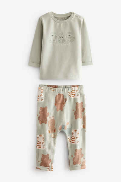 Next Shirt & Leggings Baby T-Shirt und Leggings, 2-teiliges Set (2-tlg)