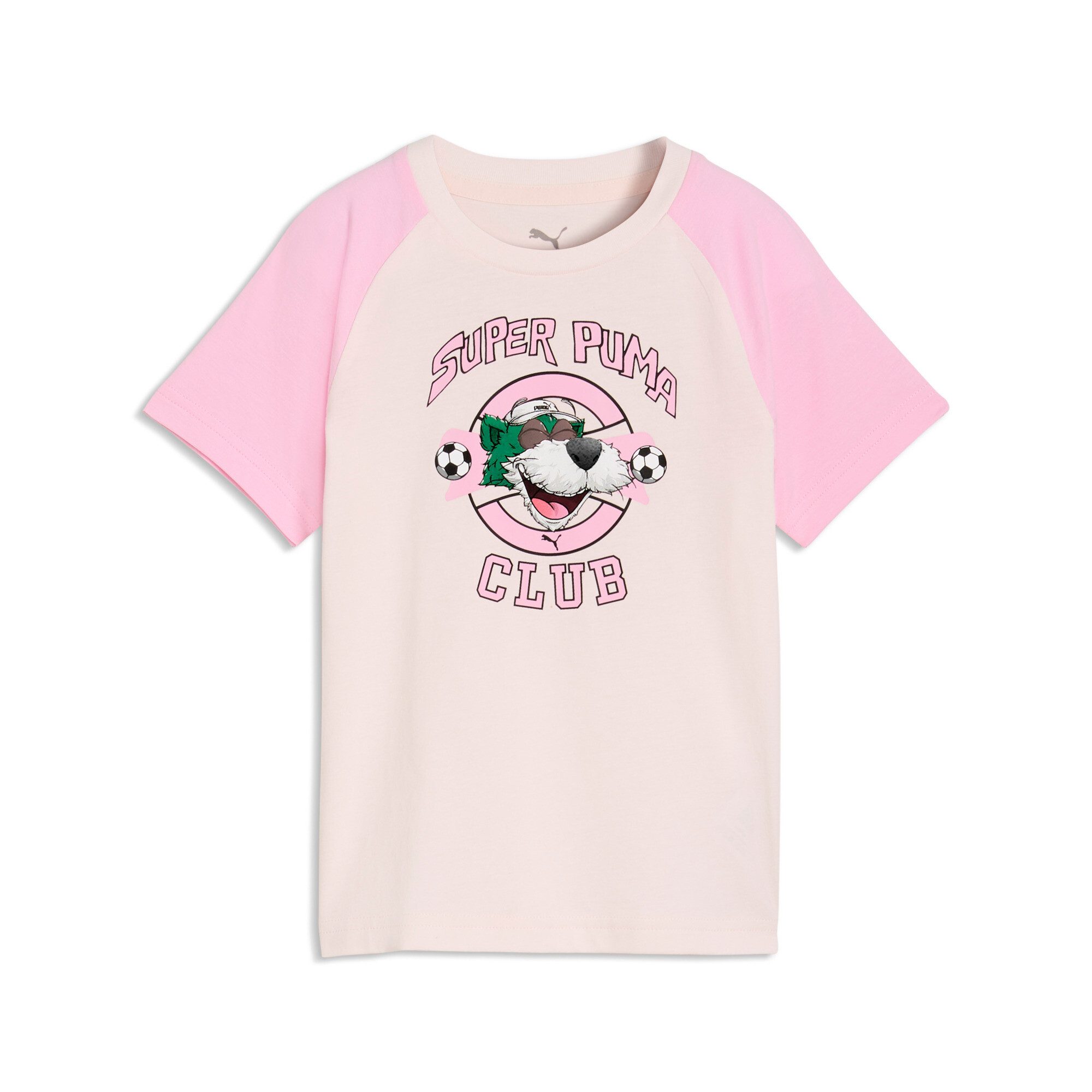 PUMA T-Shirt SUPER GRAPHIC TEE PS Regular Fit, Kurzarm, Rundhalsausschnitt, für Kinder