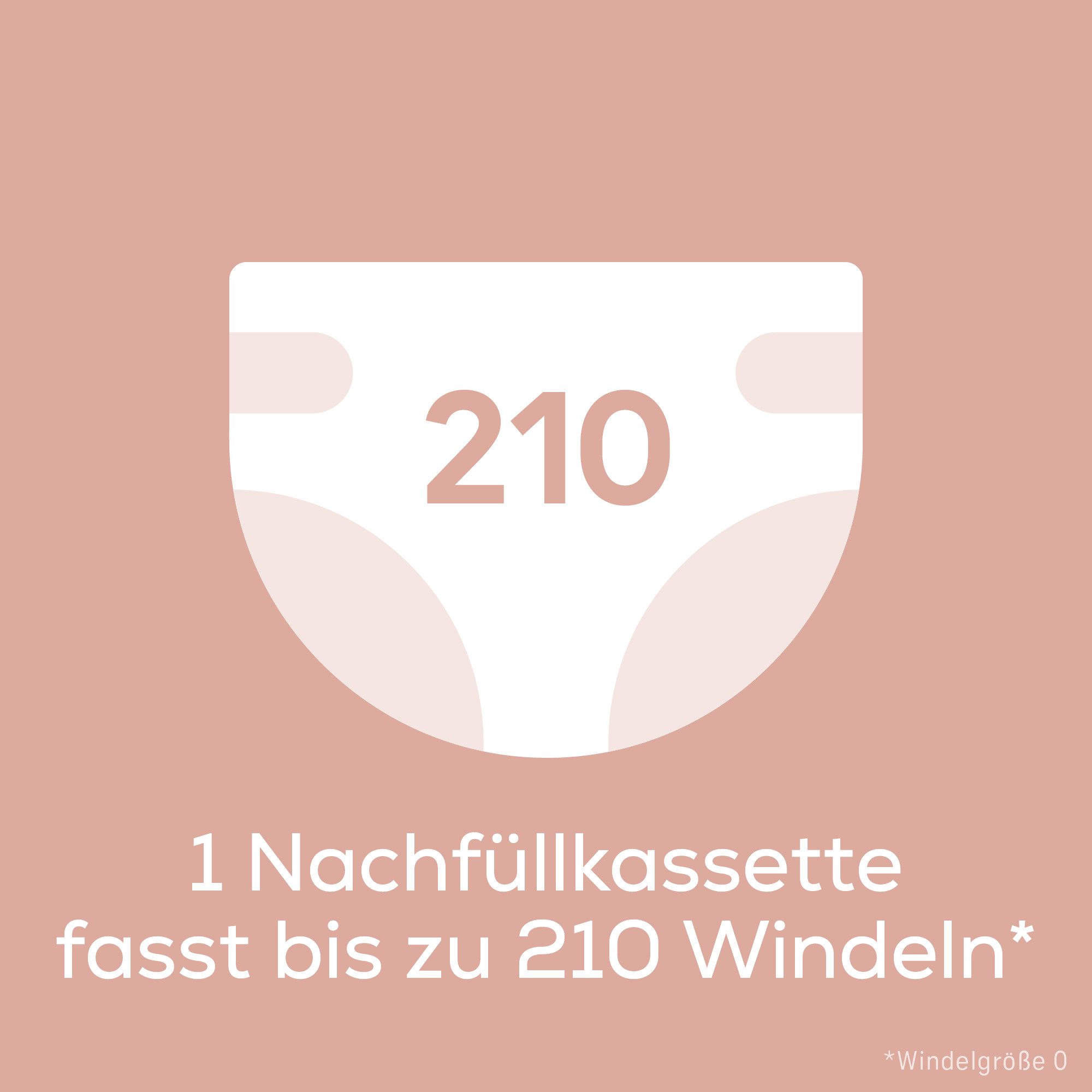Angelcare® Windeleimer Nachfüllkassette für Windeleimer Dress-Up und Classic XL, OdourSeal-Technologie mit 7-schichtige Folie – Bild 2 von 5