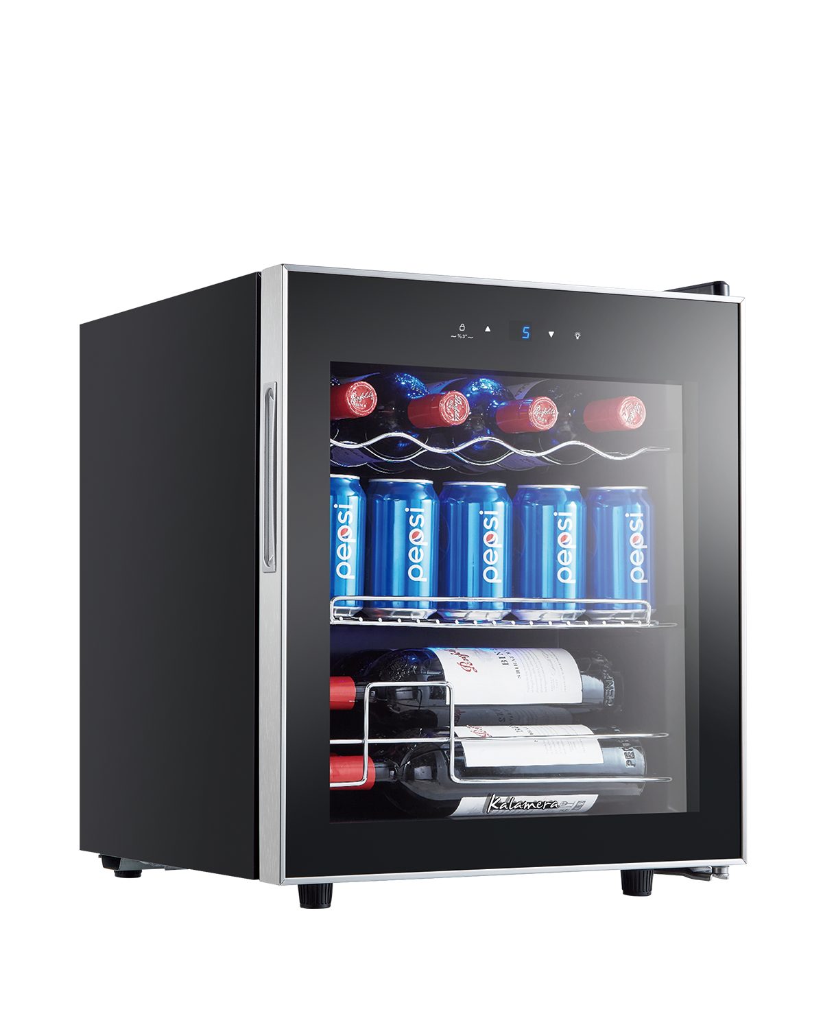 kalamera Getränkekühlschrank KRC-40GE, 52.8 cm hoch, Touch-Bedienfeld, 40 Liter