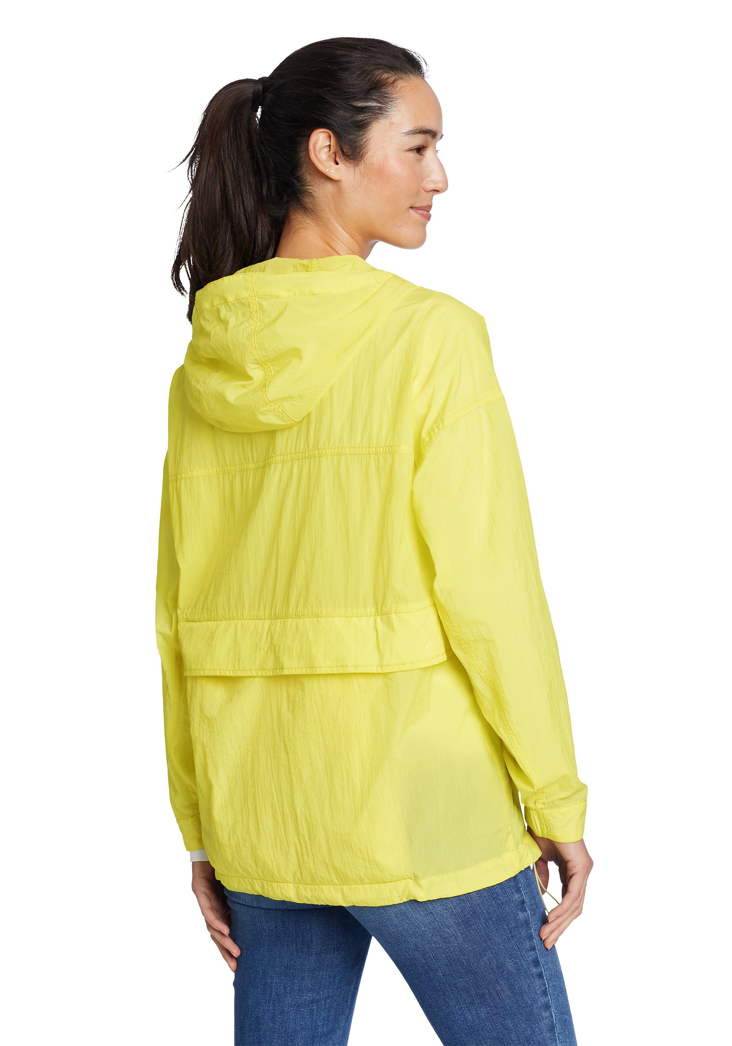 Windpac Anorak Kapuze mit Limettengelb Bauer Anorak Eddie