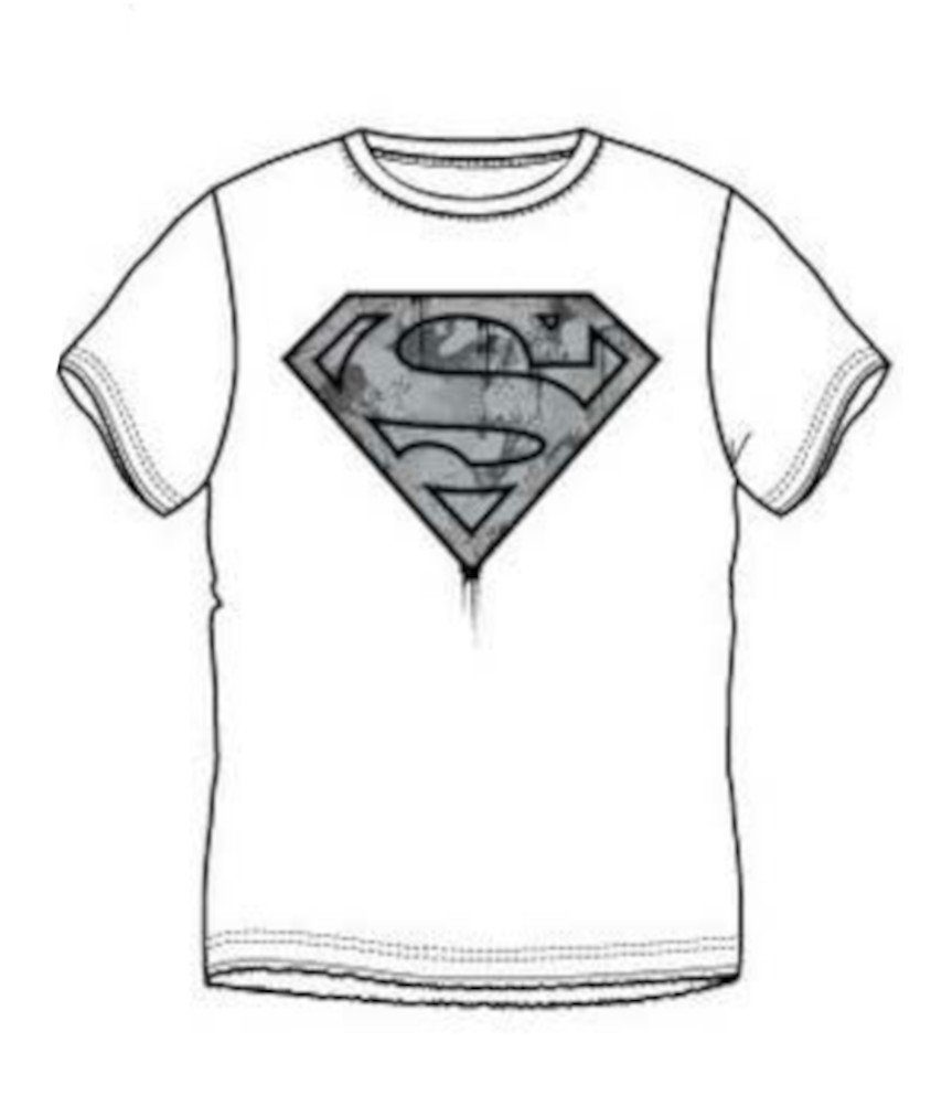 Sun City T-Shirt Superman Herren T-Shirt Baumwolle kurzarm Shirt (1-tlg)