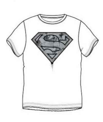 Sun City T-Shirt Superman Herren T-Shirt Baumwolle kurzarm Shirt (1-tlg)