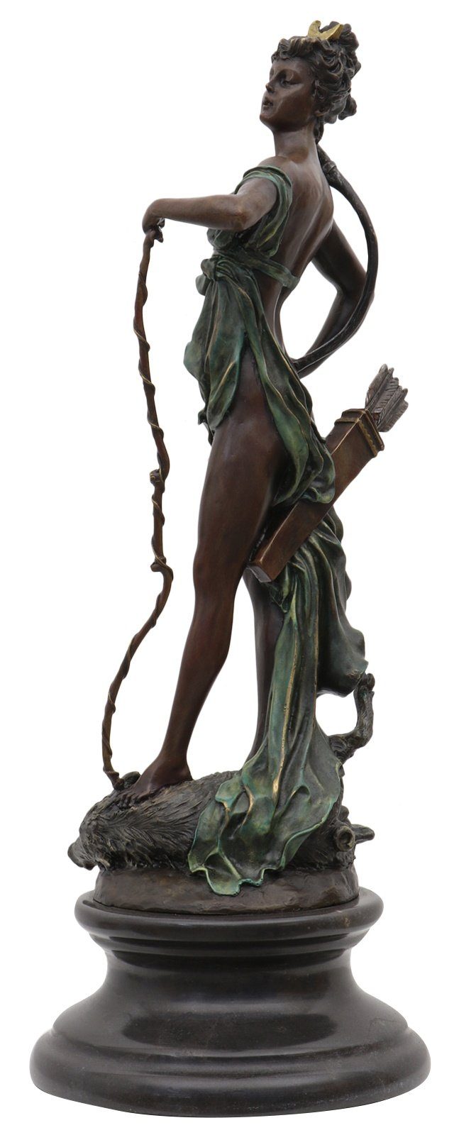 Victorius 47,6c Bronze im Aubaho Diana Figur Skulptur Statue Bronzeskulptur Antik-Stil