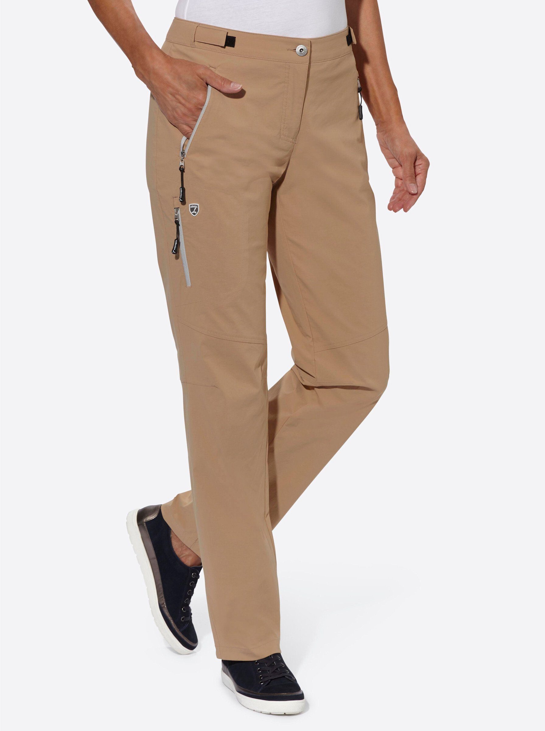 WITT WEIDEN Jerseyhose Innenbeinlänge ca. camel 72 cm