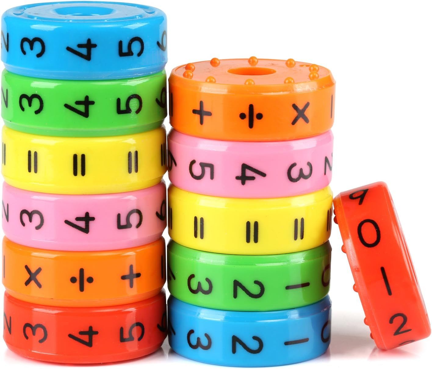 FOUORTUNATE-BEE Lernspielzeug Magnetisches Mathe Lernspiel Zahlen Spielzeug für Kinder Rechnen (2-St), Ideal für Schule Vorschule Zuhause Lernspiel Geschenk für Kinder