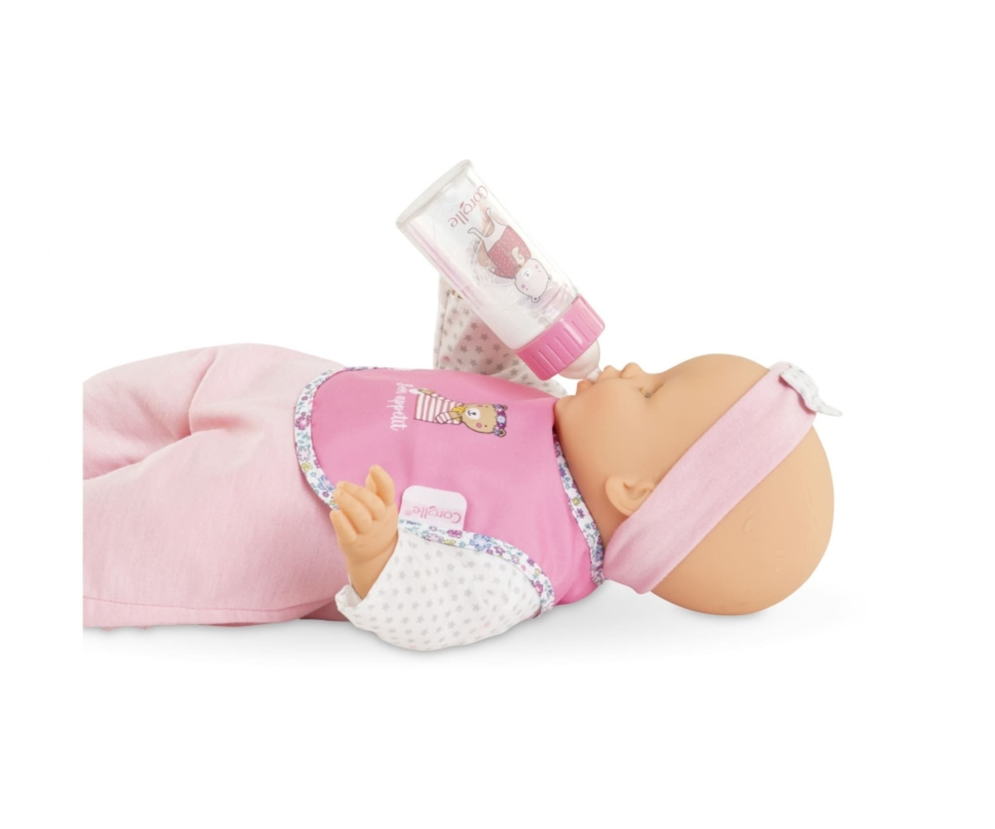 Corolle® Puppenkleidung Corolle Cor. MGP 36-42cm Lätzchen + Flasche