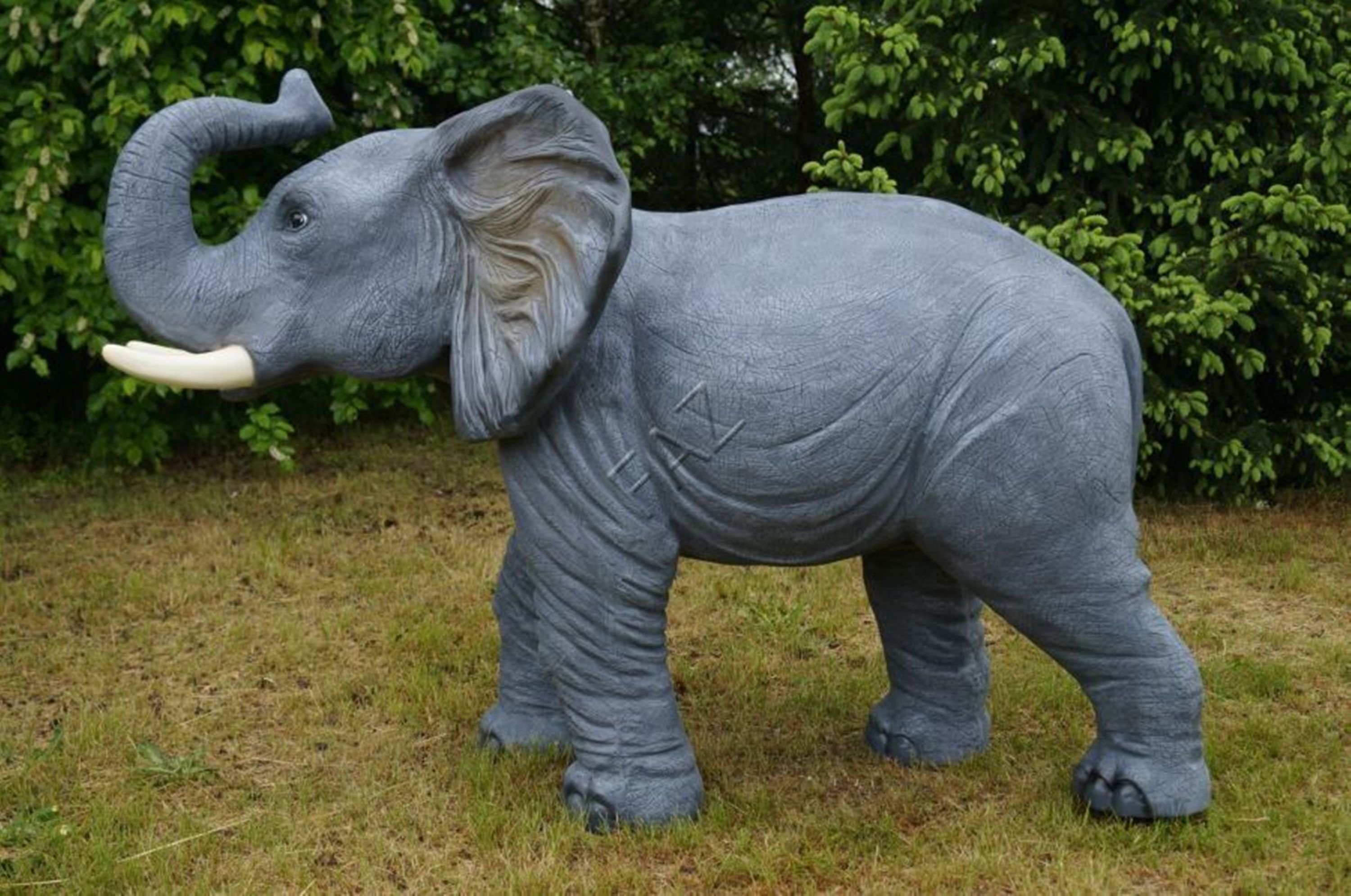 JVmoebel Gartenfigur, Design Elefant Figur Statue Skulptur Figuren Skulpturen  Garten Dekoration Deko
