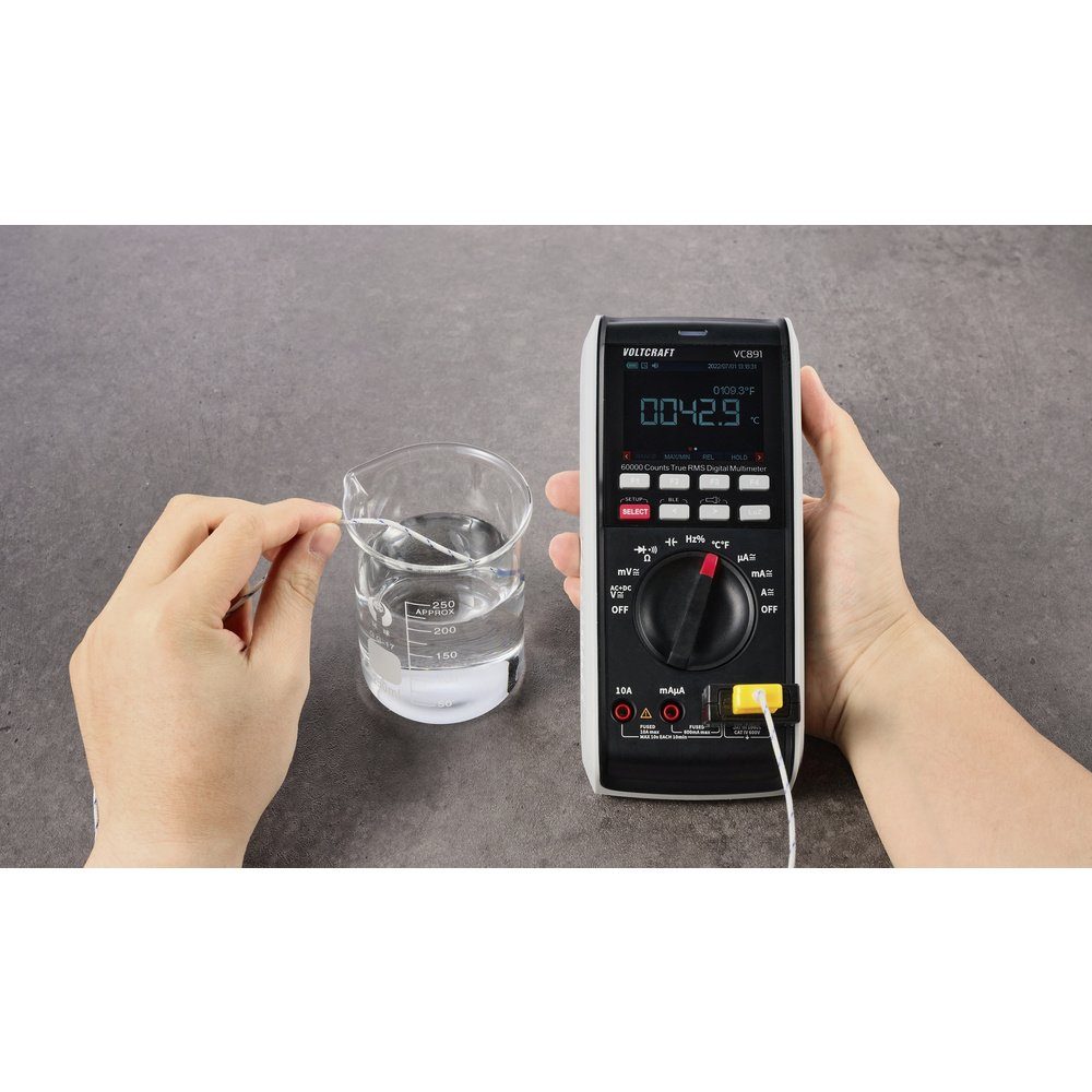 VOLTCRAFT Thermodetektor VOLTCRAFT Temperaturadapter -40 bis 250 °C Fühler-Typ K