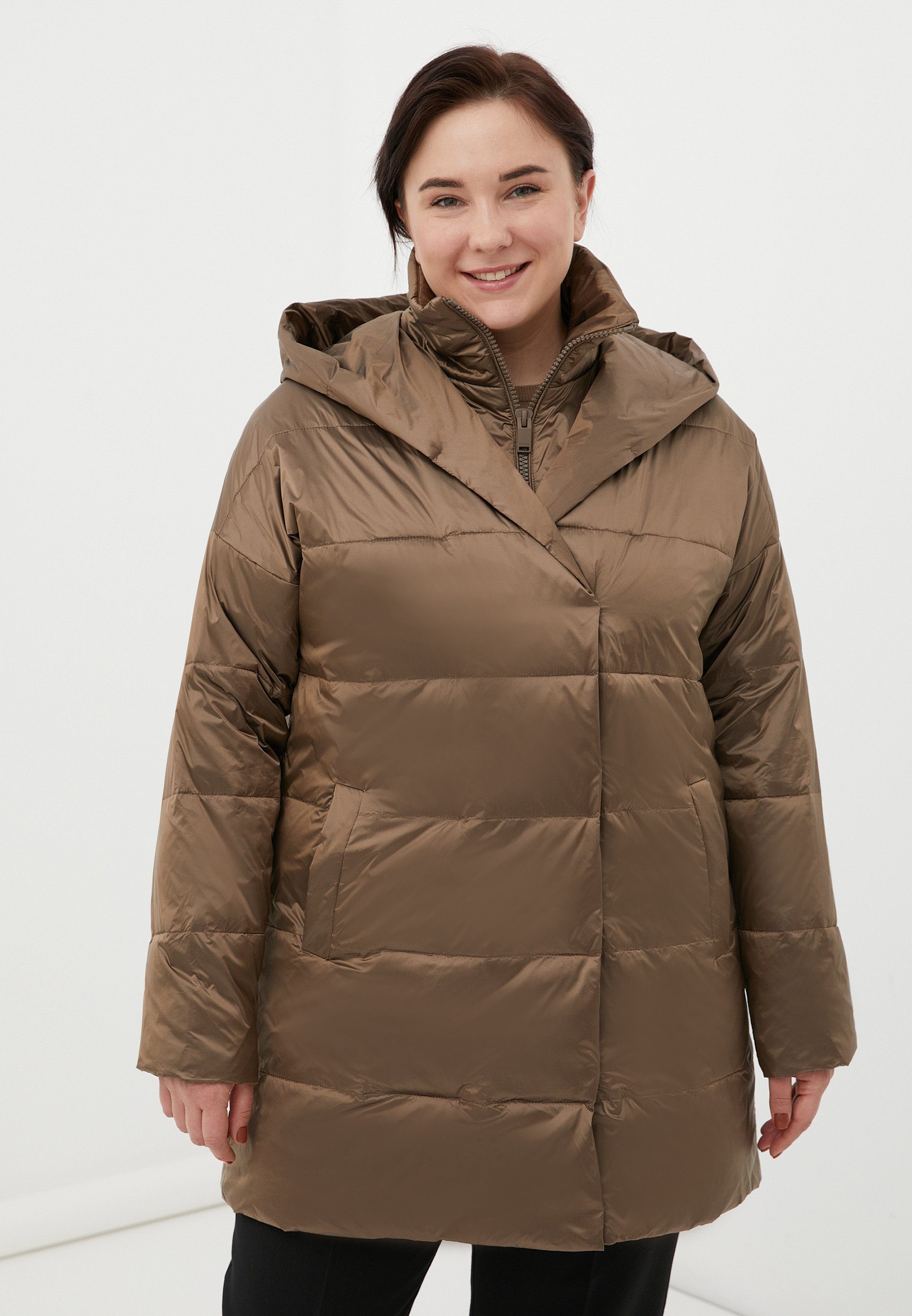 Finn Flare Steppjacke Hypoallergen mit kuscheliger Kapuze