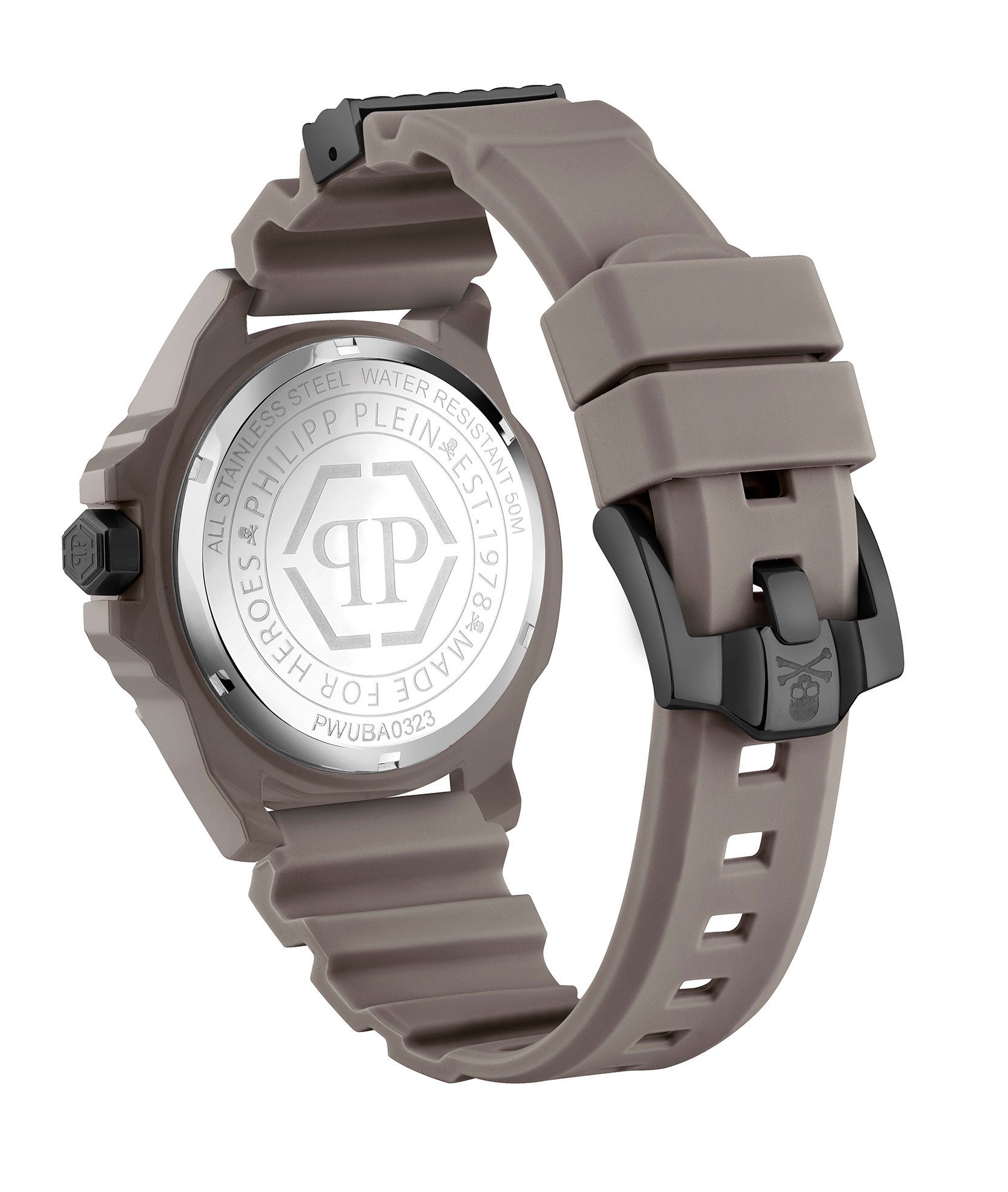 PHILIPP PLEIN Quarzuhr PWUBA0323 taupe