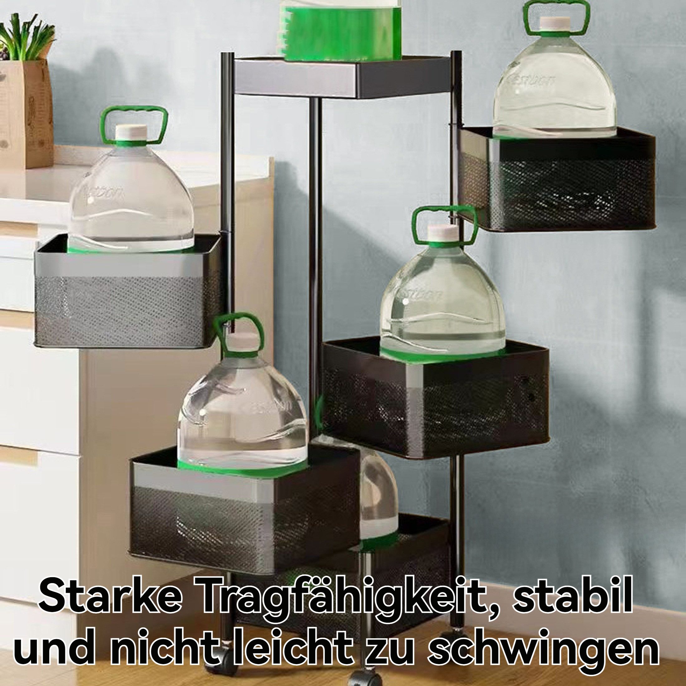 YINDN Servierwagen 5 Ebenen Küchenwagen, Rollwagen günstig online kaufen