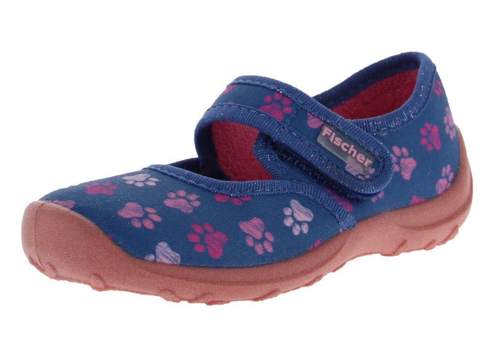 fischer Fischer Hausschuh mit Klettverschluss Hausschuh