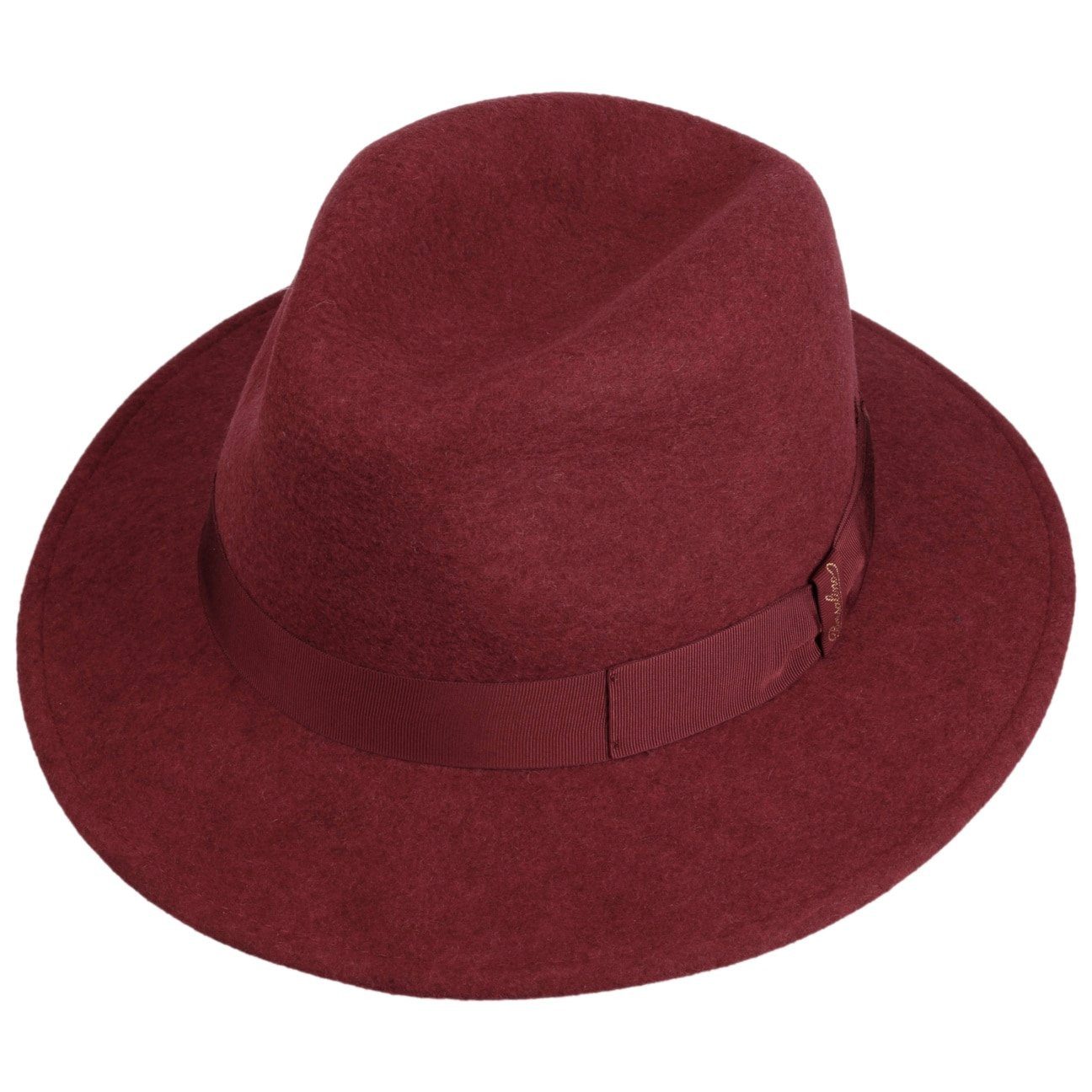 Borsalino Filzhut (1-St) Wollfilzhut mit Ripsband, Made in Italy