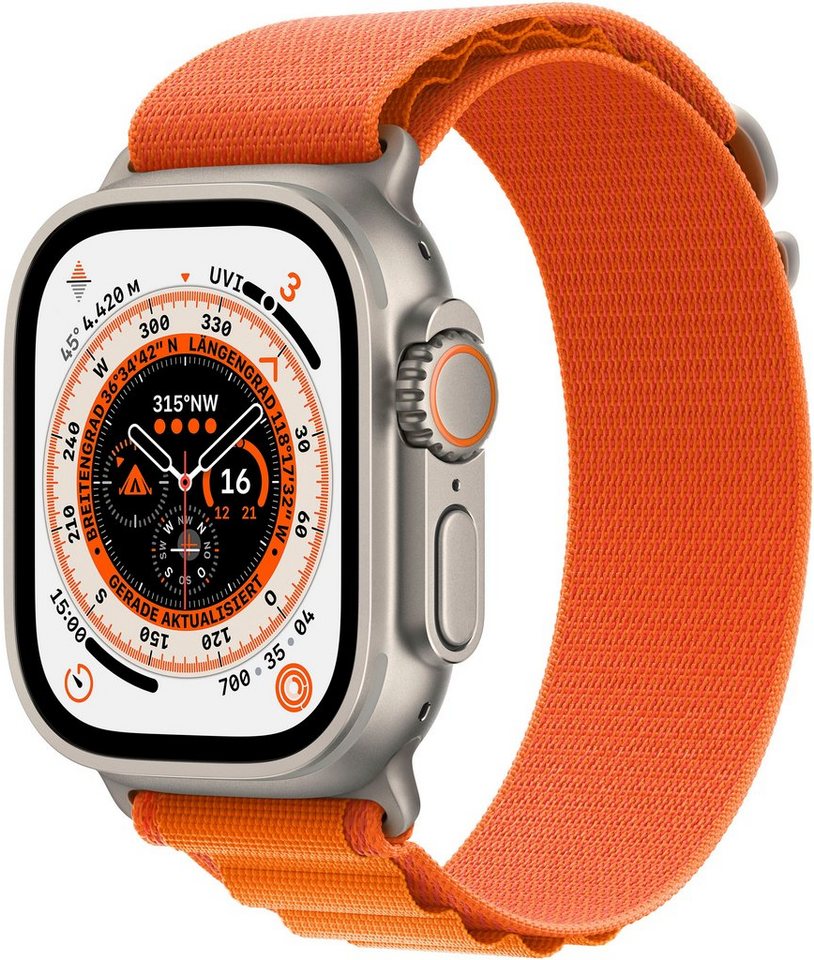 Apple Watch Ultra GPS + Cellular 49mm Alpine Medium Watch, Gemacht für  extreme Anforderungen