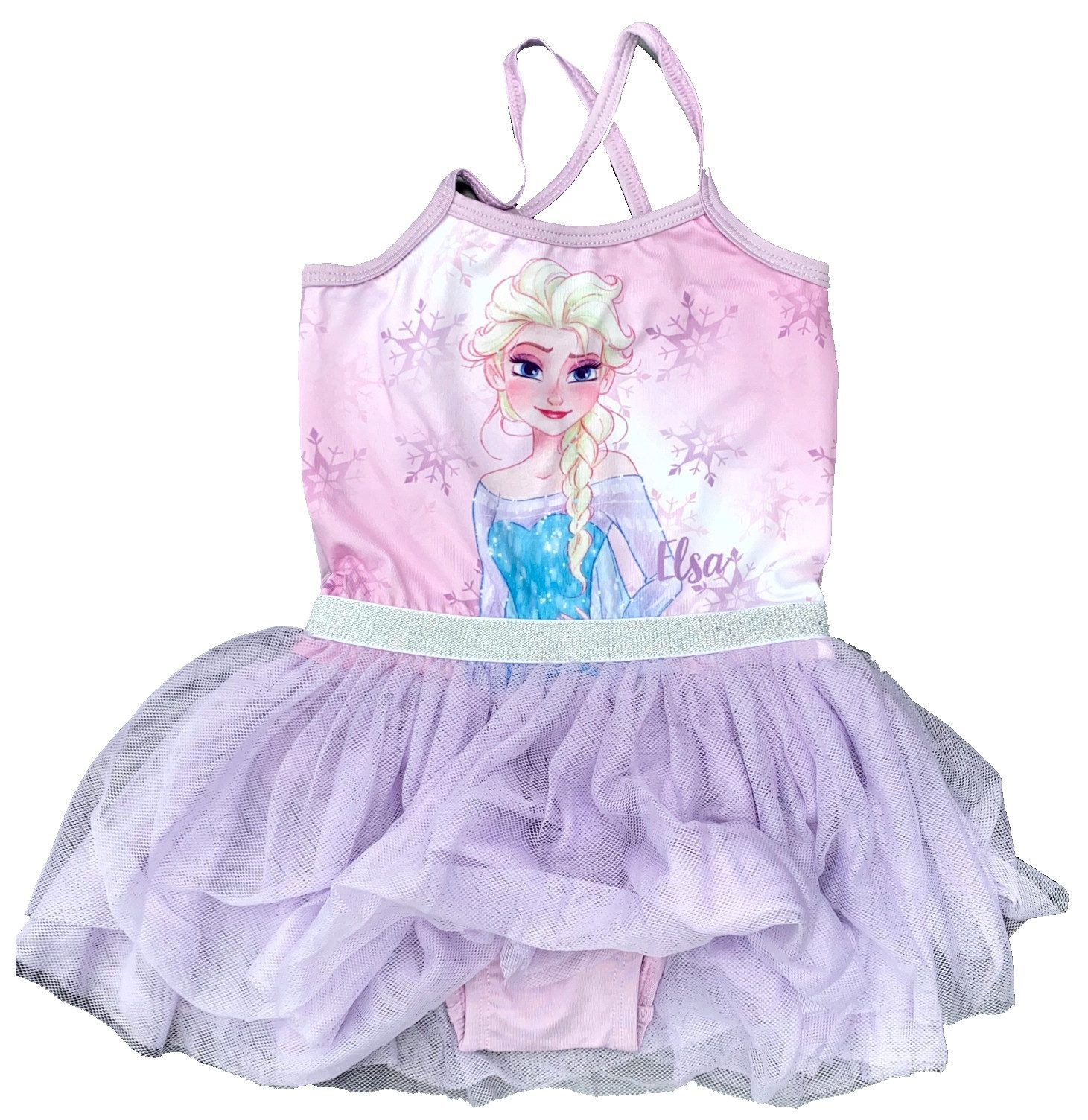 Disney Frozen Tüllkleid FROZEN die Eiskönigin ANNA + ELSA Mädchen Ballett Kleid