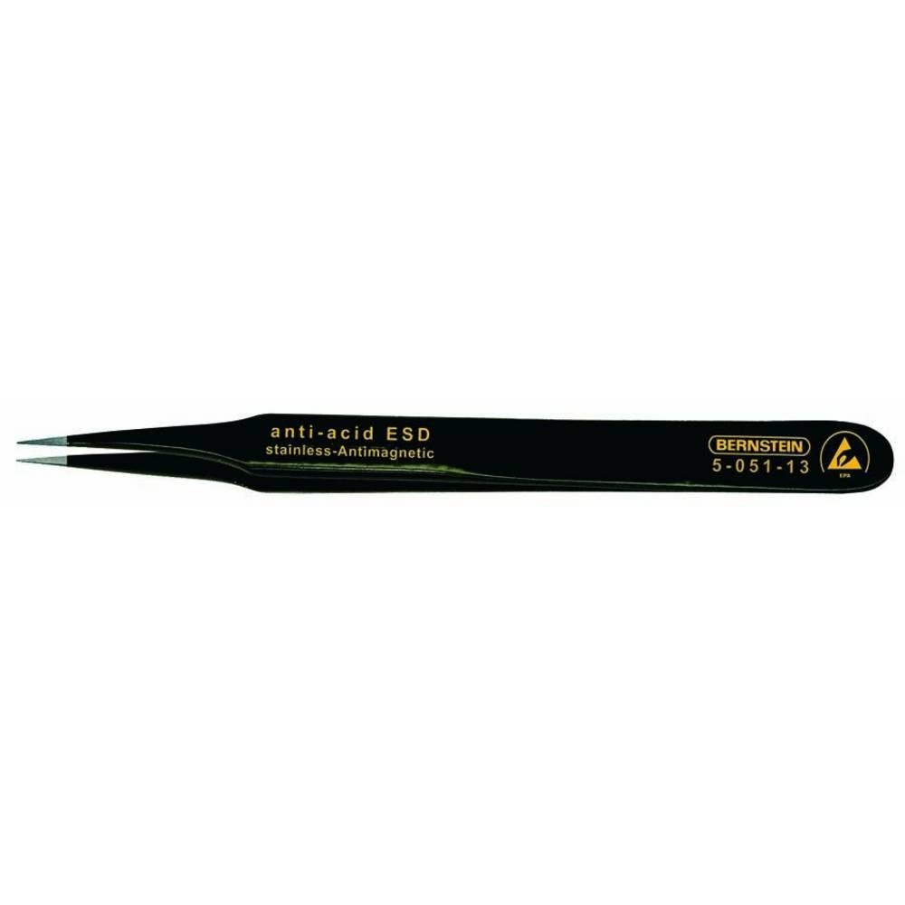 Pince à épiler SMD Bernstein 140mm - Extra Fine Pointue Revêtement ESD