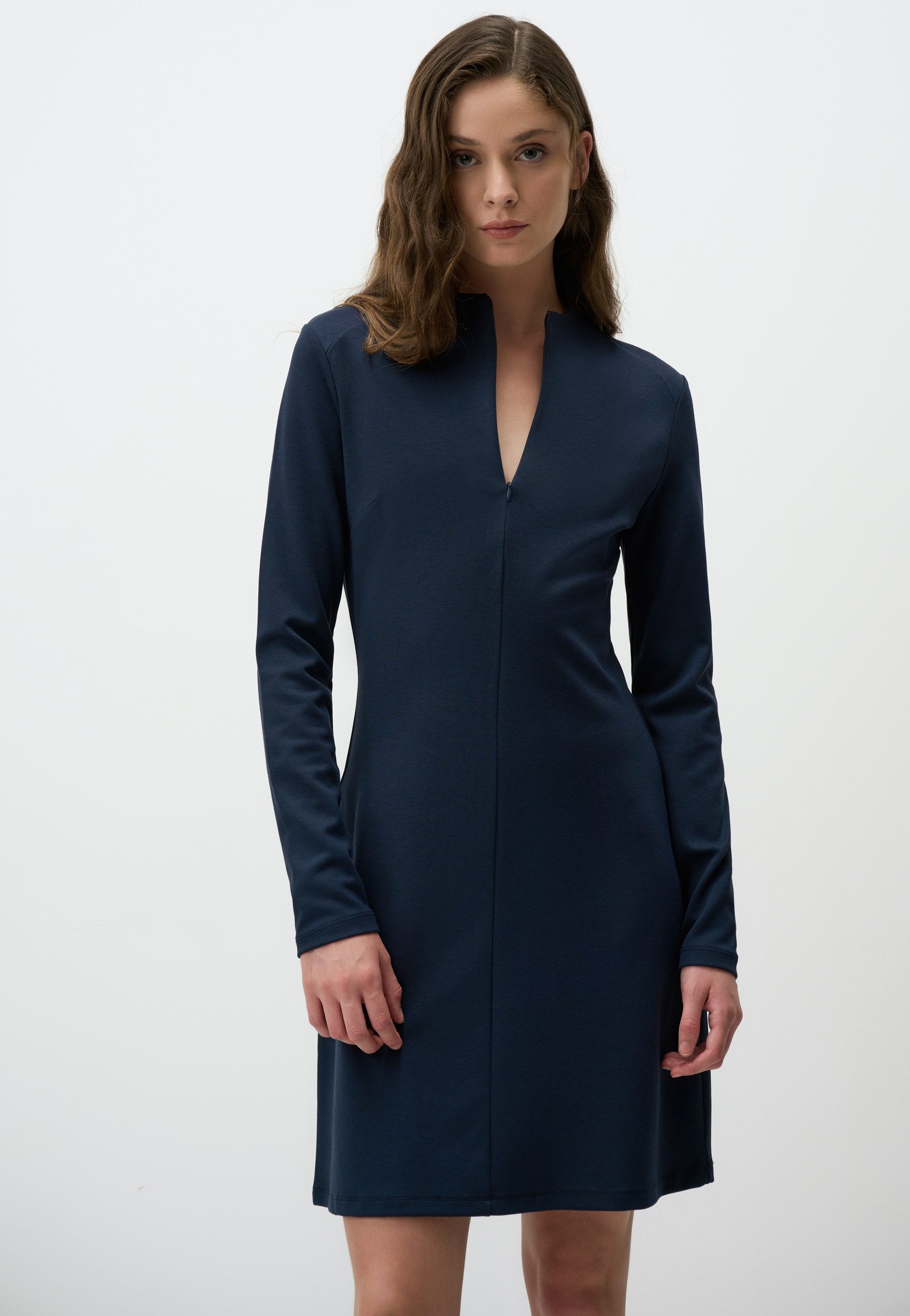 Jimmy Key Minikleid Entspannte Passform Langärmlig günstig online kaufen