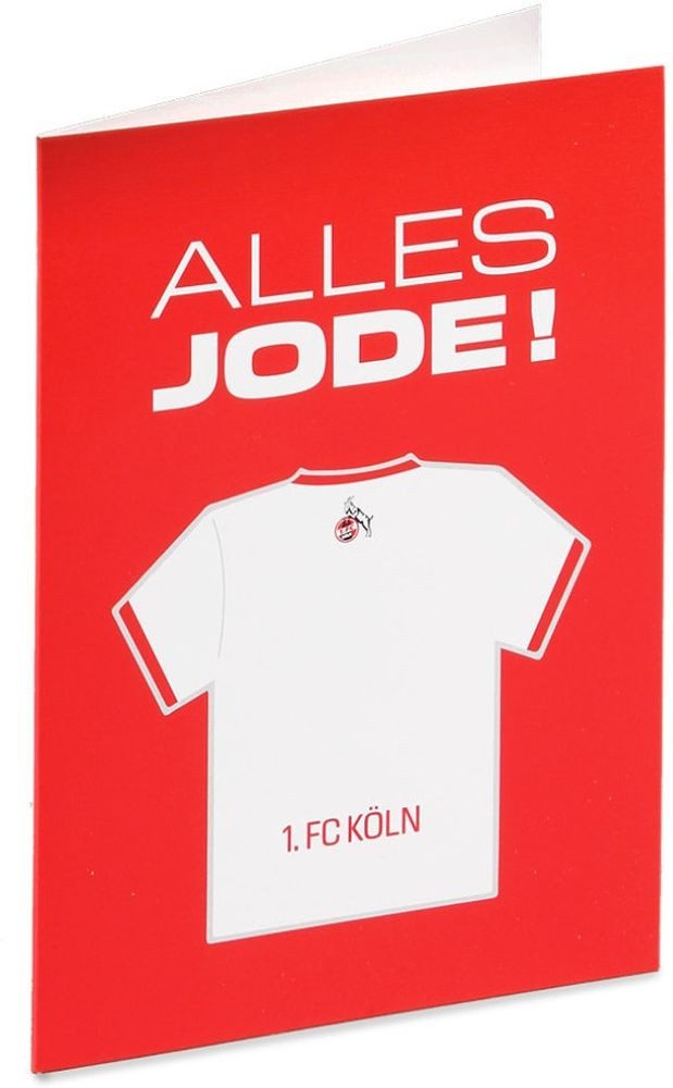 1. FC Köln Grußkarte Grußkarte Alles Jode!