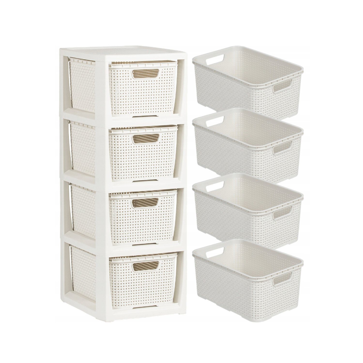 BranQ Badregal, Aufbewahrung-Boxen Regal