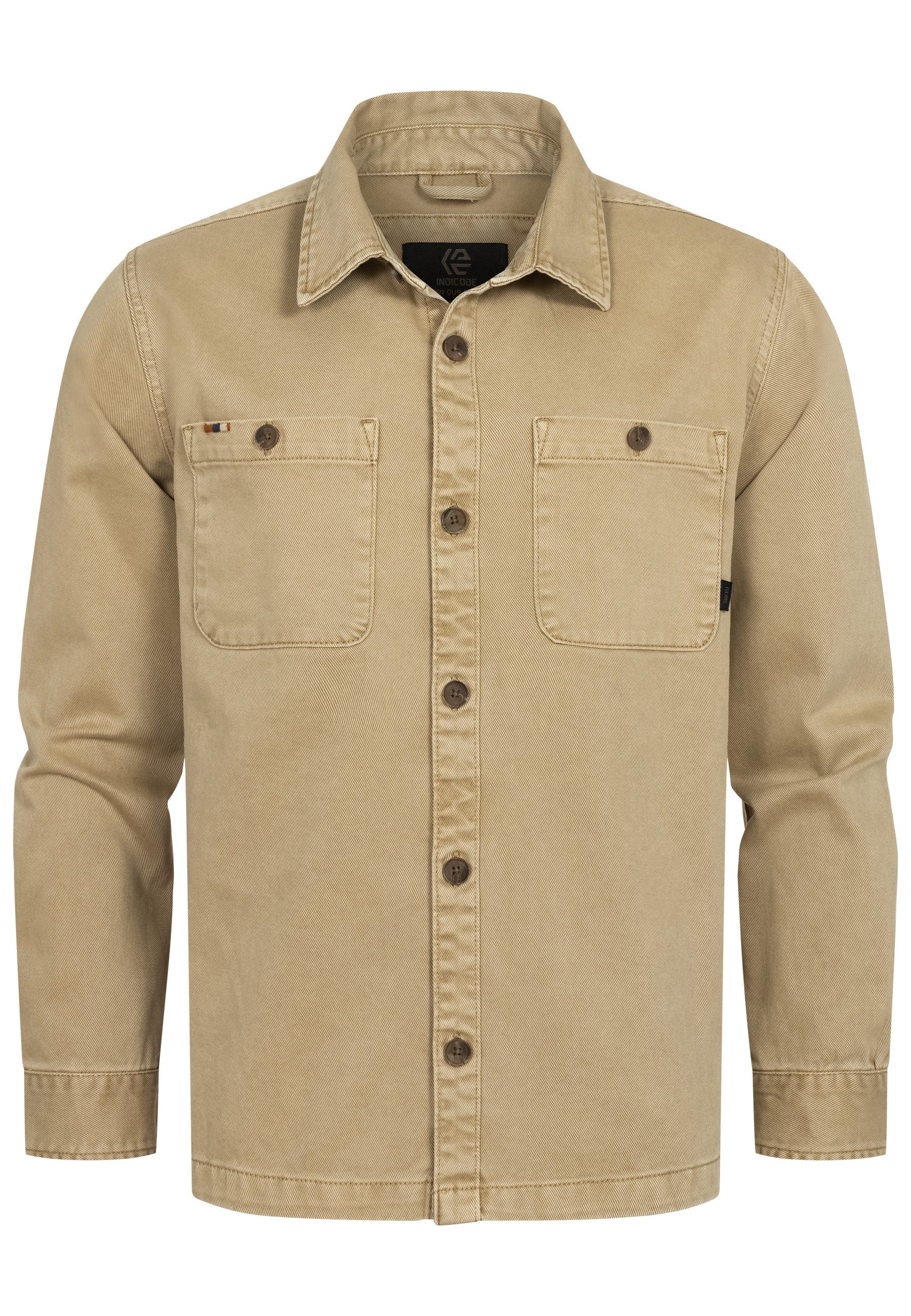 Indicode Sommerjacke INBrendan mit klassischem Hemdkragen günstig online kaufen
