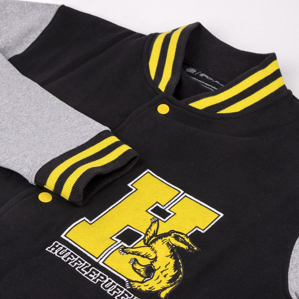 Harry Potter Sweatjacke Hufflepuff Erwachsenen Zip Hoodie mit Reißverschluss (1-tlg., Einzelartikel) Angenehmer Tragekomfort