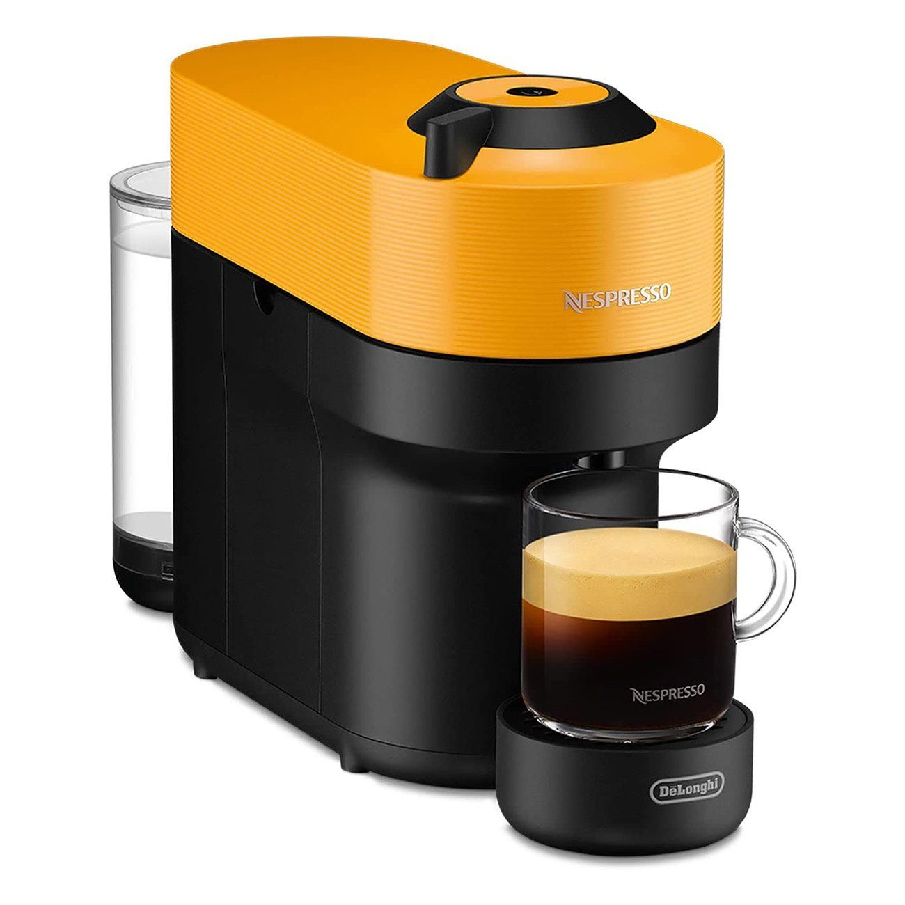 gelb Kaffeepadmaschine Pop ENV 90 Nespresso Vertuo Nespresso