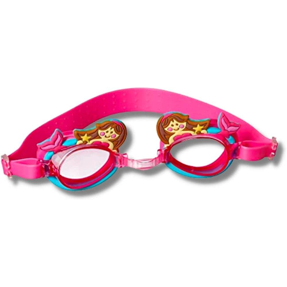 Best Sporting Schwimmbrille Meerjungfrau, Pink, UV-Schutz, Anitbeschlagschutz, für Kinder 2-8 Jahren