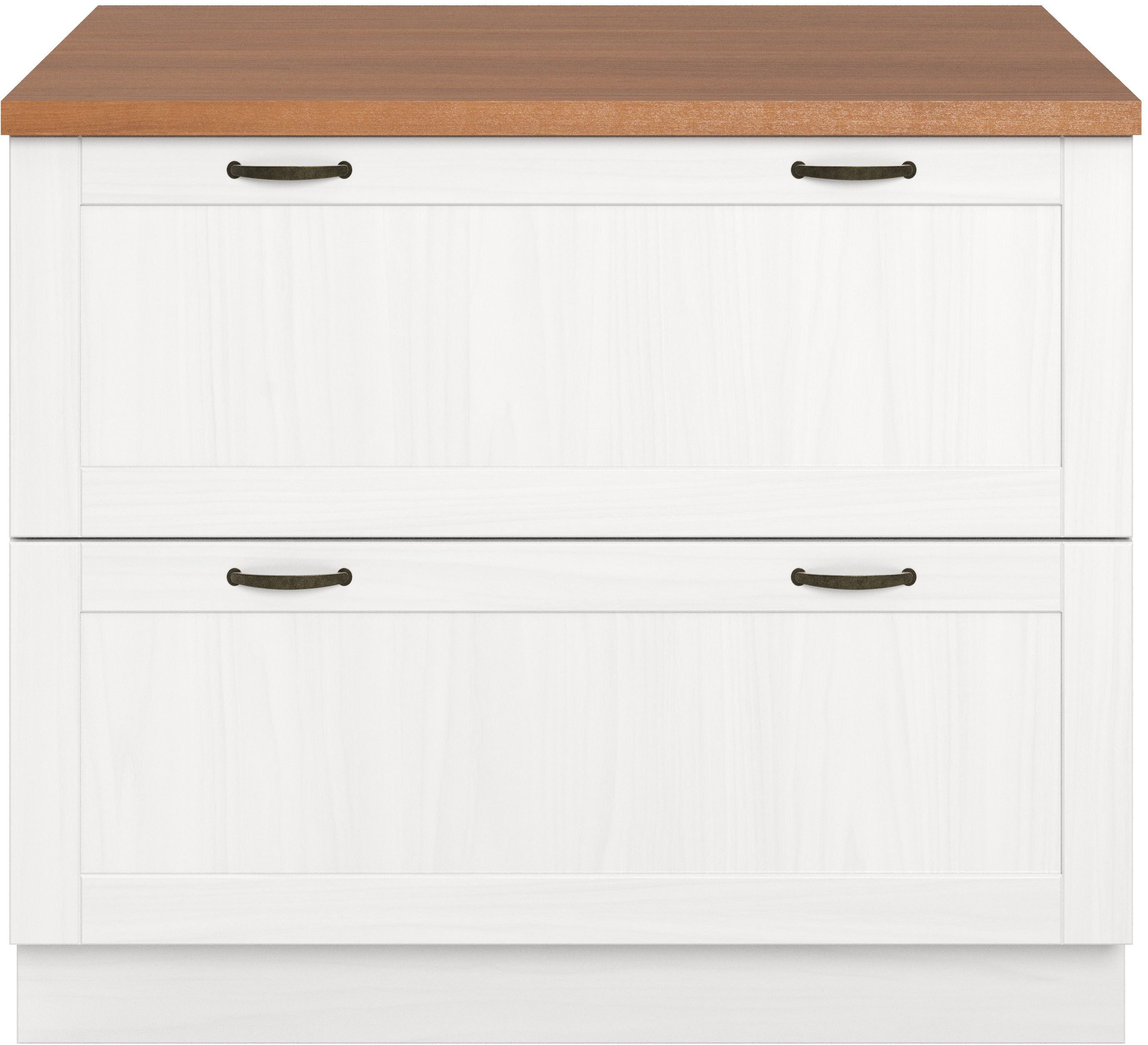 Home affaire Unterschrank Teramo Breite 100 cm, 2 Schubkästen – Bild 3 von 5