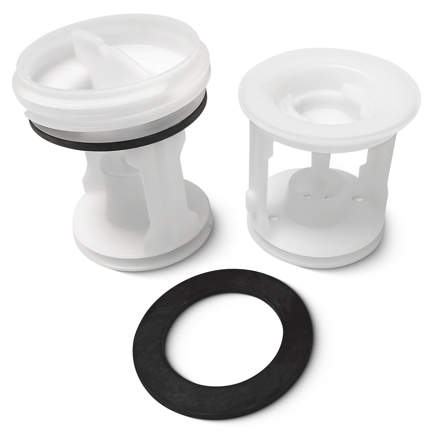 Whirlpool Ersatzfilter Flusensiebeinsatz C00141034, für Askoll Plaset Ablaufpumpe Waschmaschine Waschtrockner