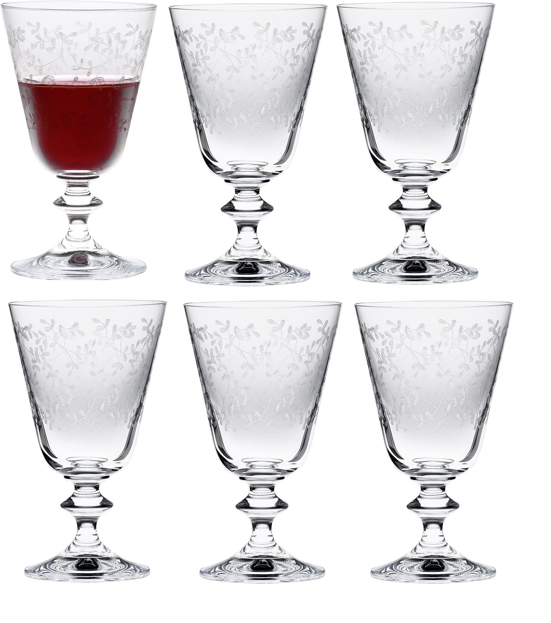 Bohemia Cristal Weinglas Weinkelch Provence 260 ml 6er Set, Glas