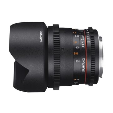 Samyang MF 10mm T3,1 Video APS-C Canon M Superweitwinkelobjektiv