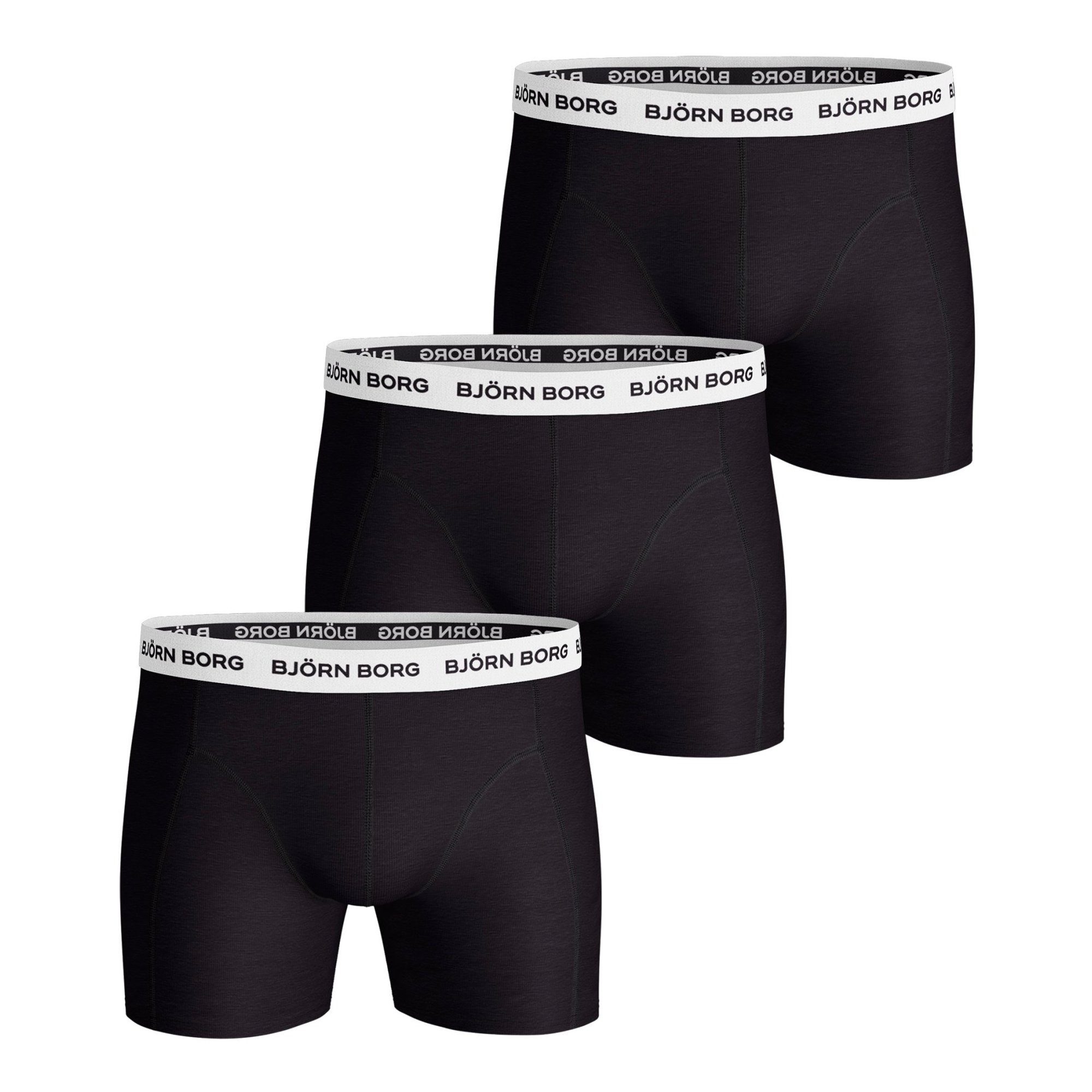 Boxer Herren Boxershort 3er Pack Baumwolle