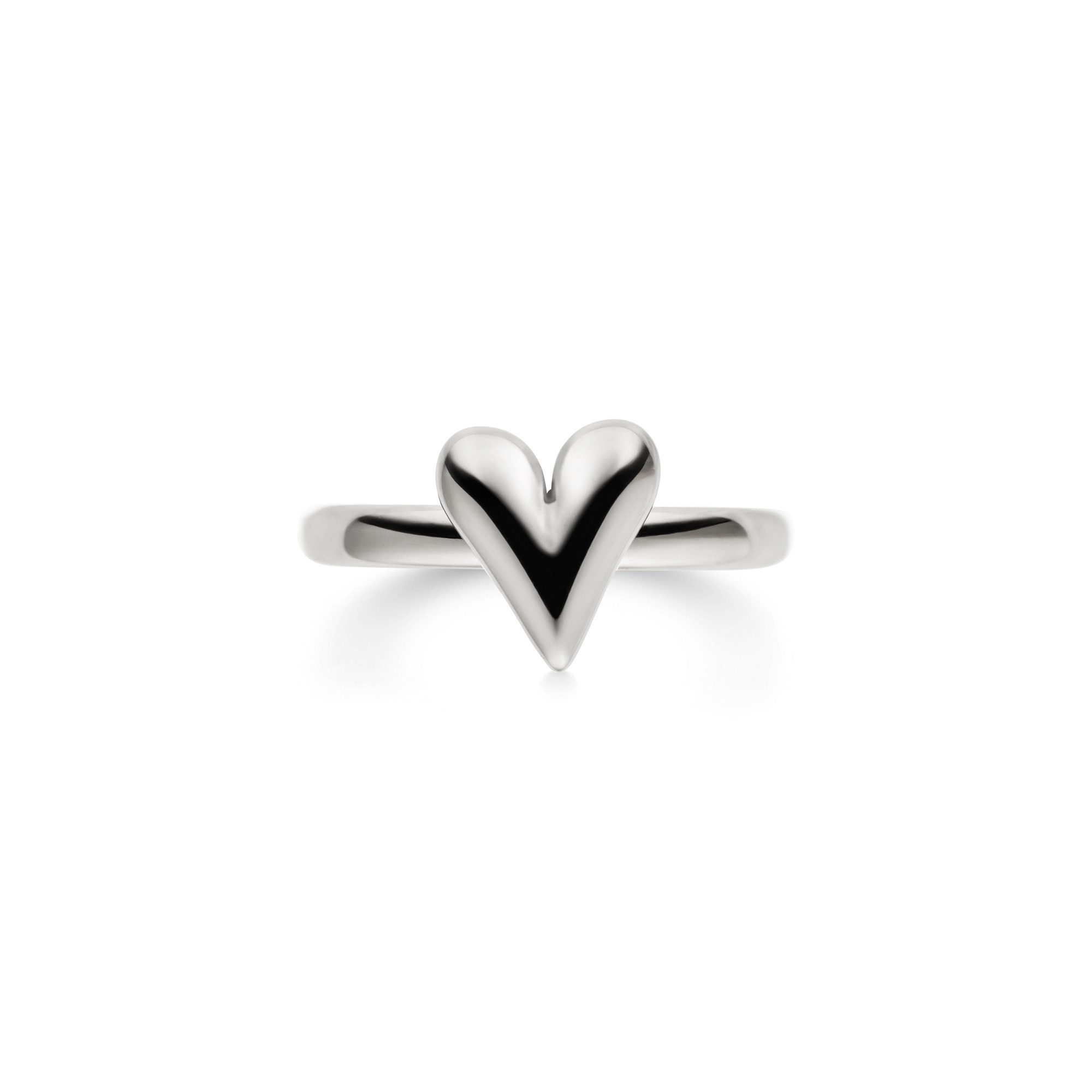 Tamaris Fingerring Edgy Heart Edelstahl