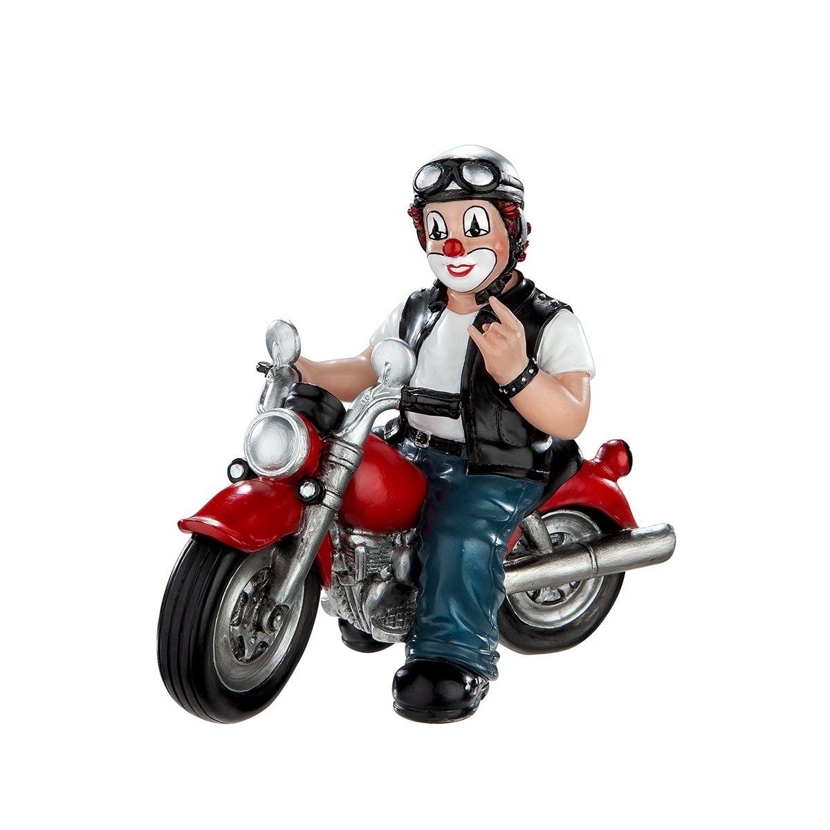 - Dekofigur - Sammelfigur GILDE Heavy Indoor Gildeclowns Biker Clown