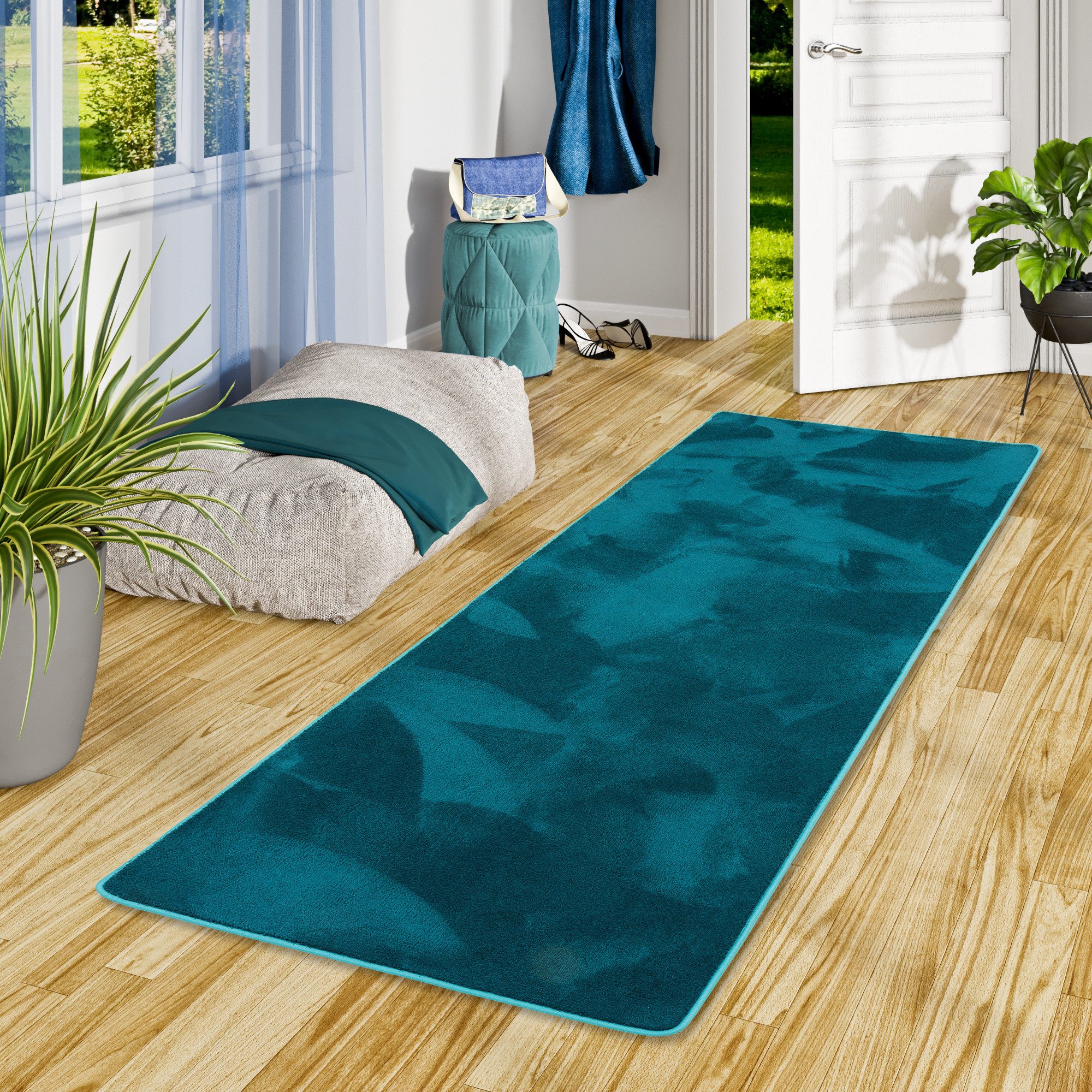 Snapstyle Hochflor-Läufer, Rechteckig, Höhe: 20 mm