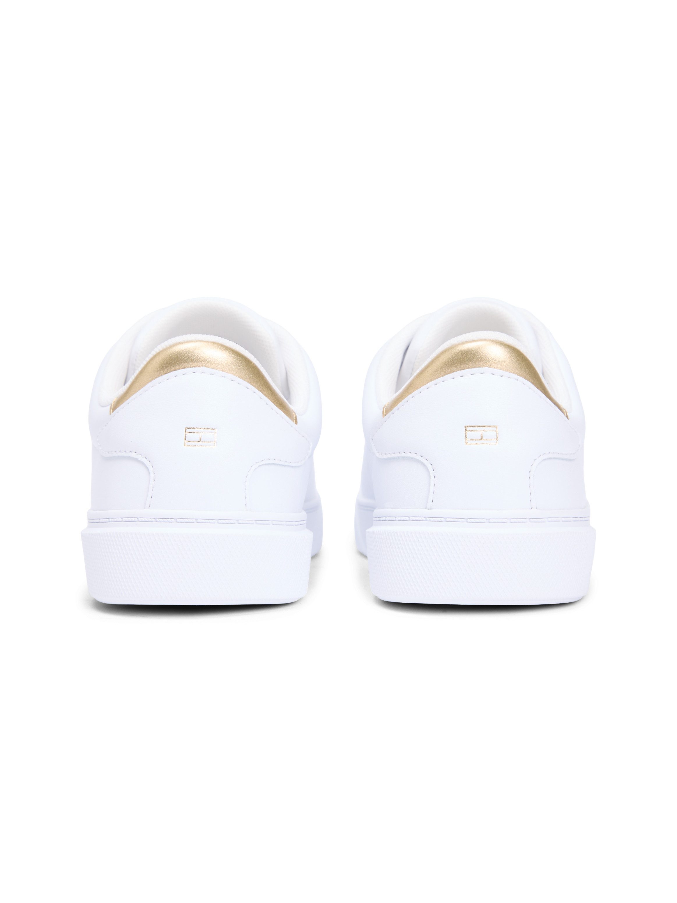 Tommy Hilfiger ESSENTIAL CHIC COURT SNEAKER Plateausneaker, Freizeitschuh, Halbschuh, Schnürschuh, Logo-Applikation im Plateau