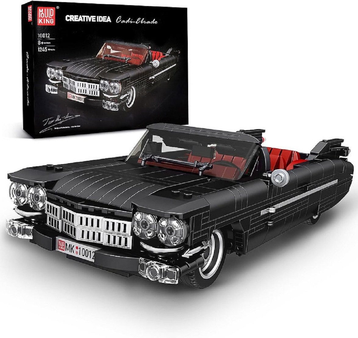 Mould King Mould King 10012S Cadillac Eldorado 1.245 Teile Creative Ideas Konstruktions-Spielset, (1245 St)