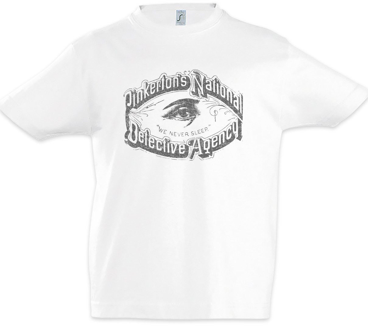 Print-Shirt Pinkteron's Detective Agency Kinder T-Shirt Boardwalk National Symbol