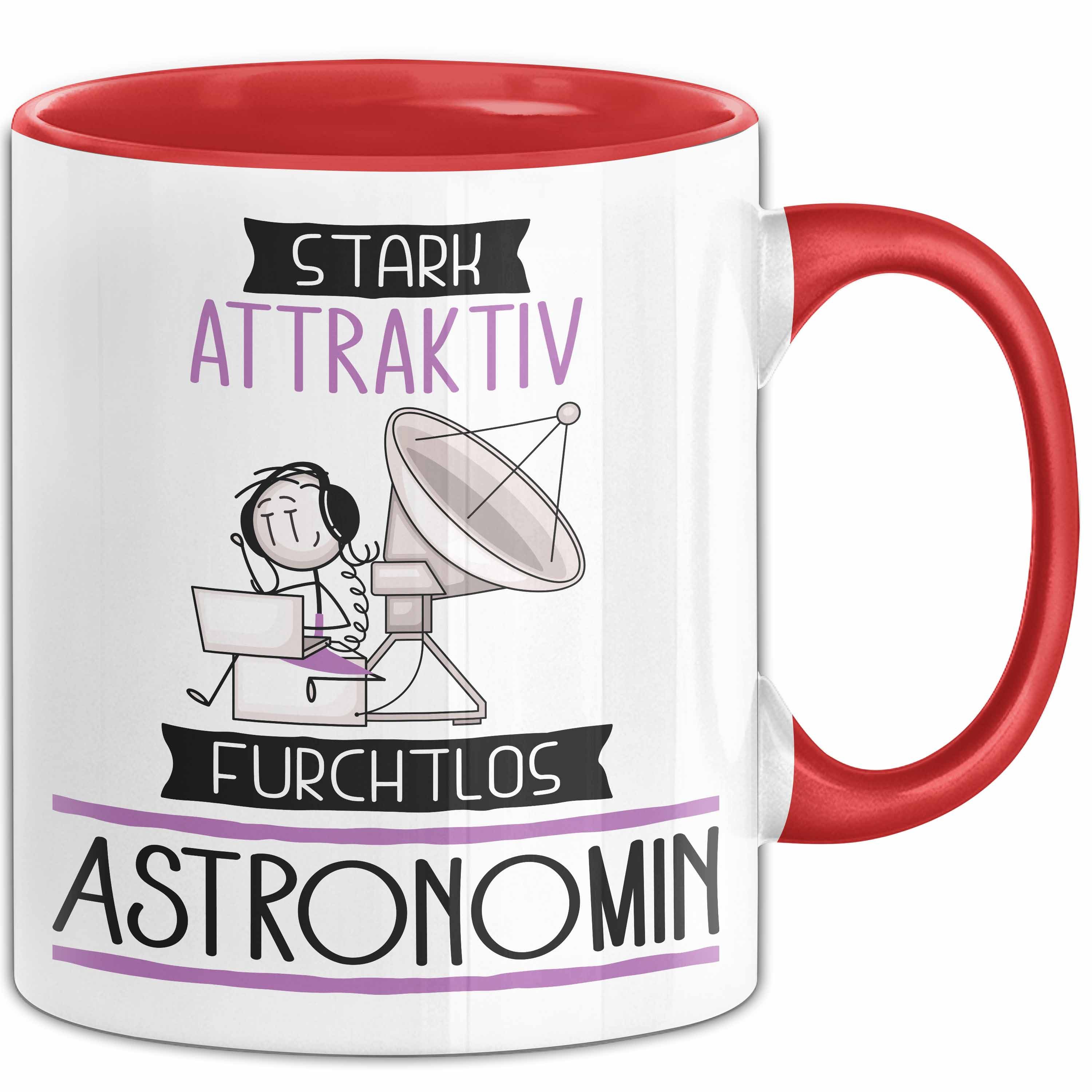 Trendation Tasse Astronomin Tasse Geschenk Becher Stark Attraktiv Furchtlos Astronomi