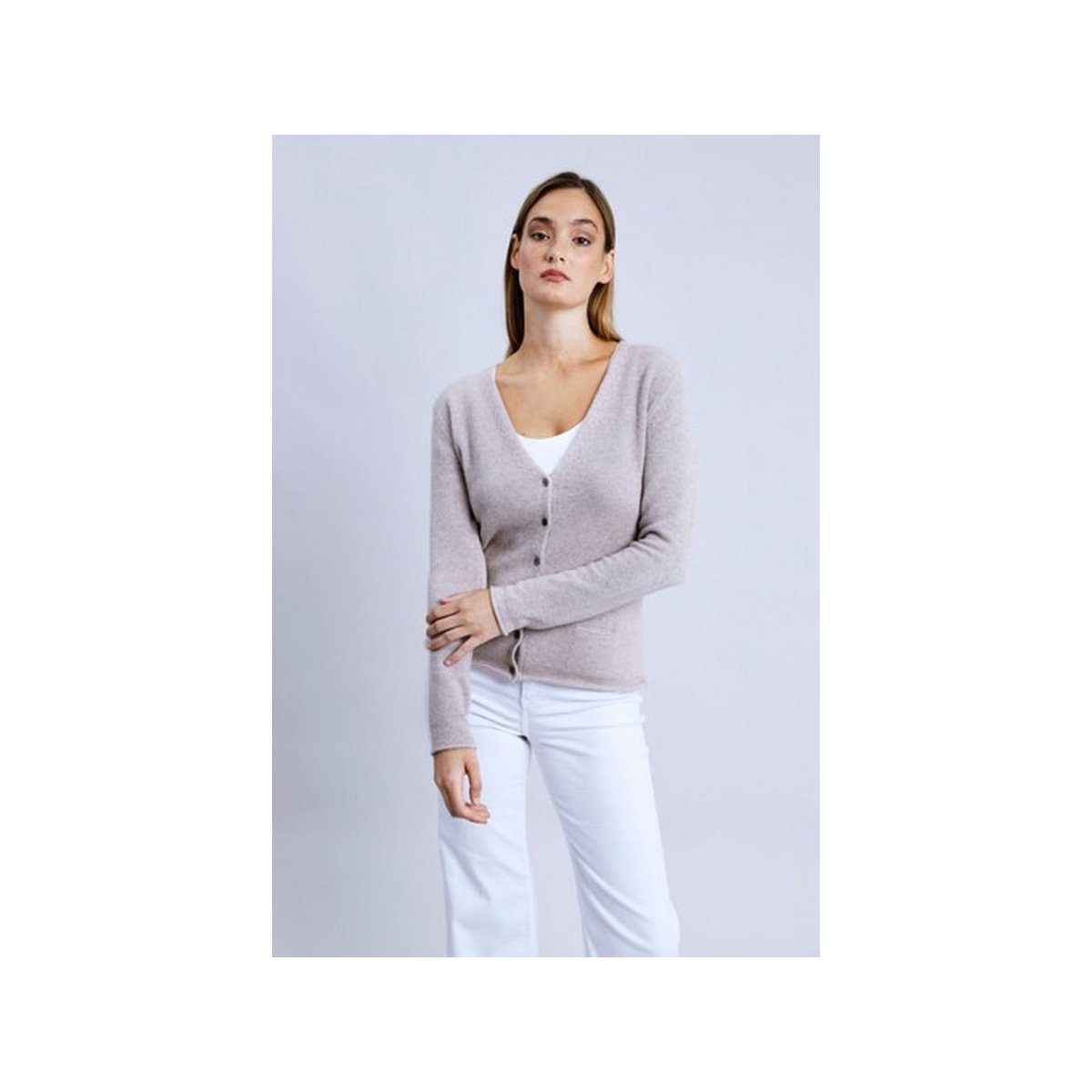 The Mercer N.Y. Cardigan sand sonstiges (1-tlg)