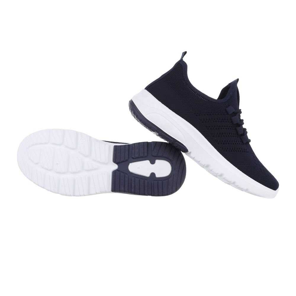 Coolwalk Herren Low-Top Freizeit Sneaker Flach Sneakers in Dunkelblau günstig online kaufen